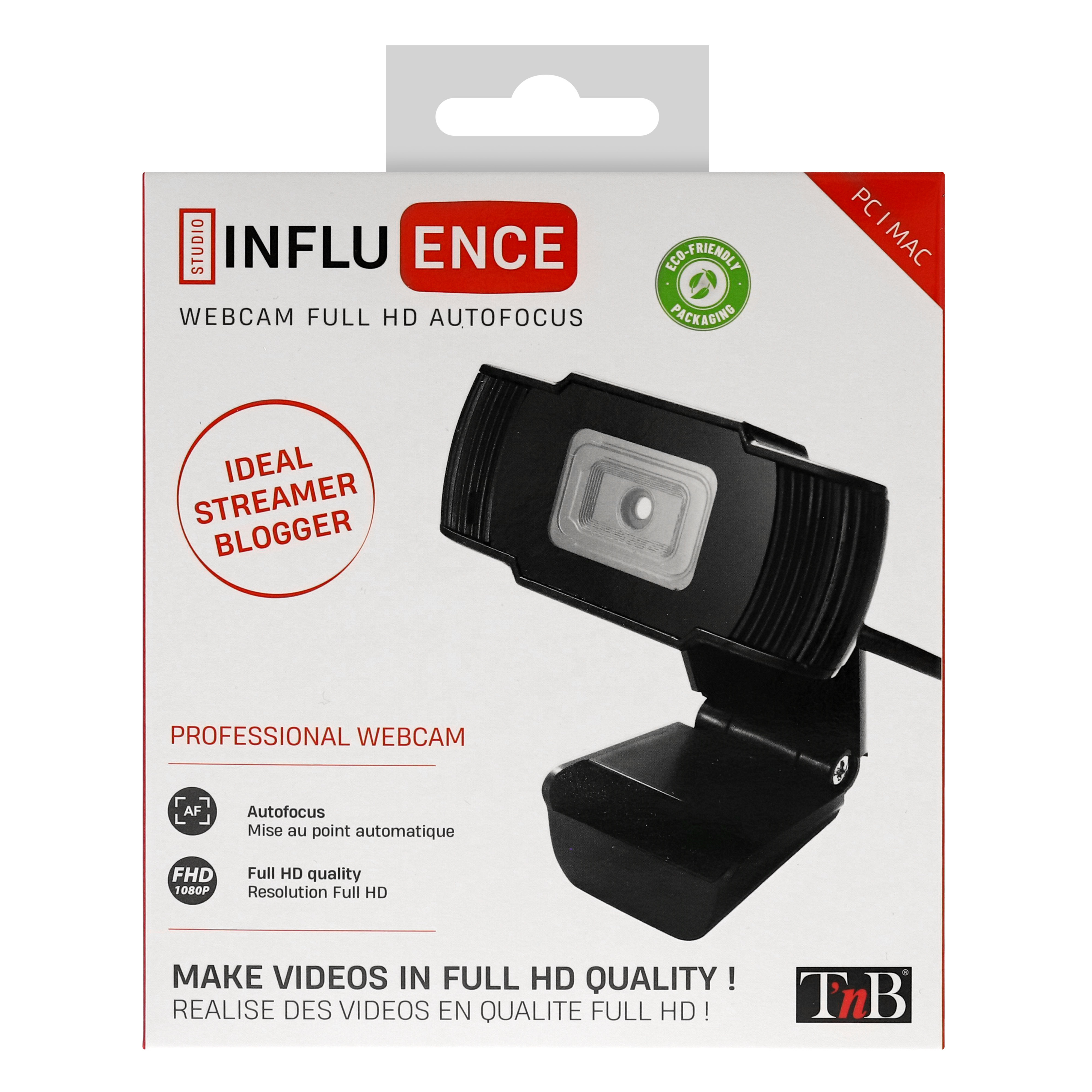 Full HD 1080p autofocus webcam - INFLUENCE5