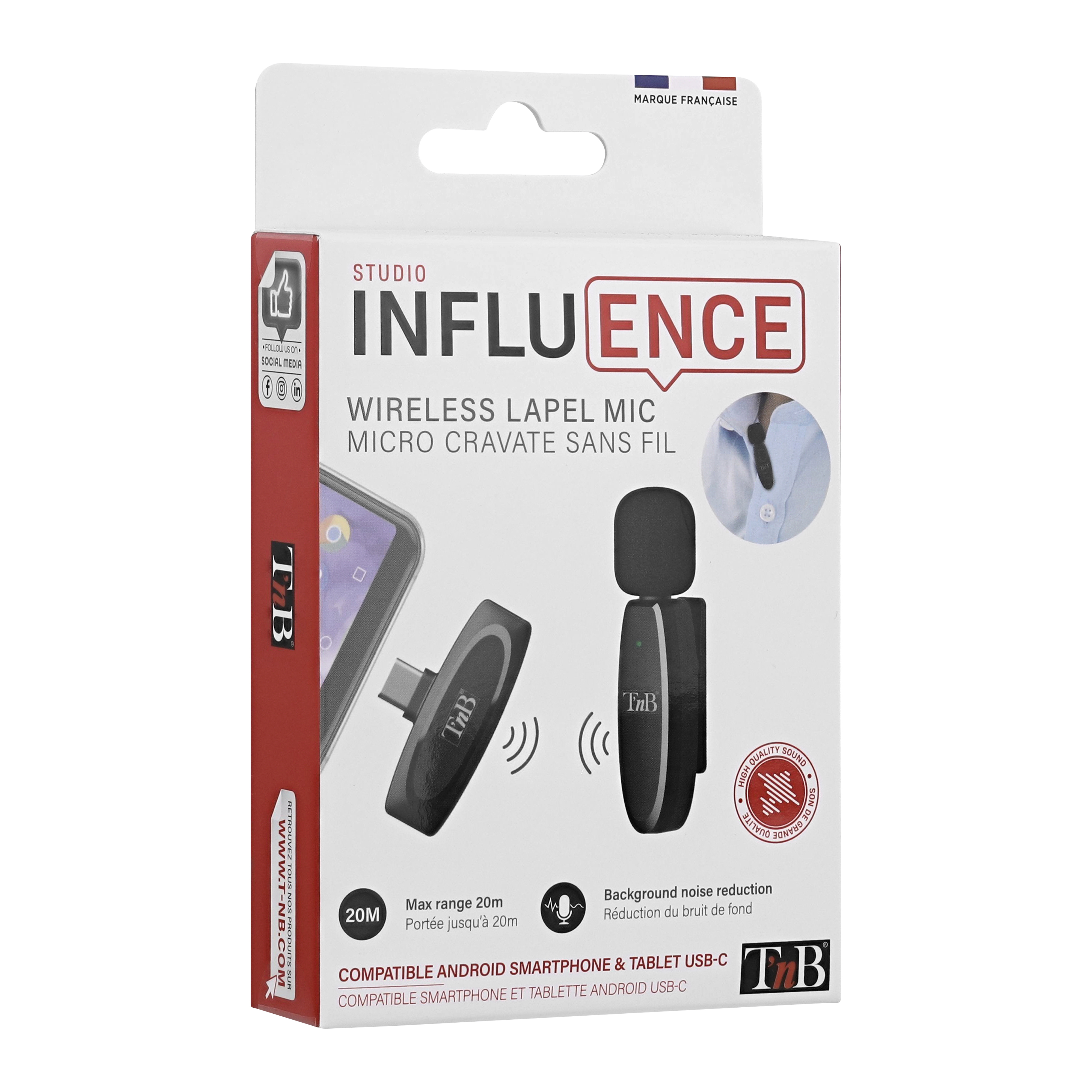 Wireless lavalier microphone - INFLUENCE4