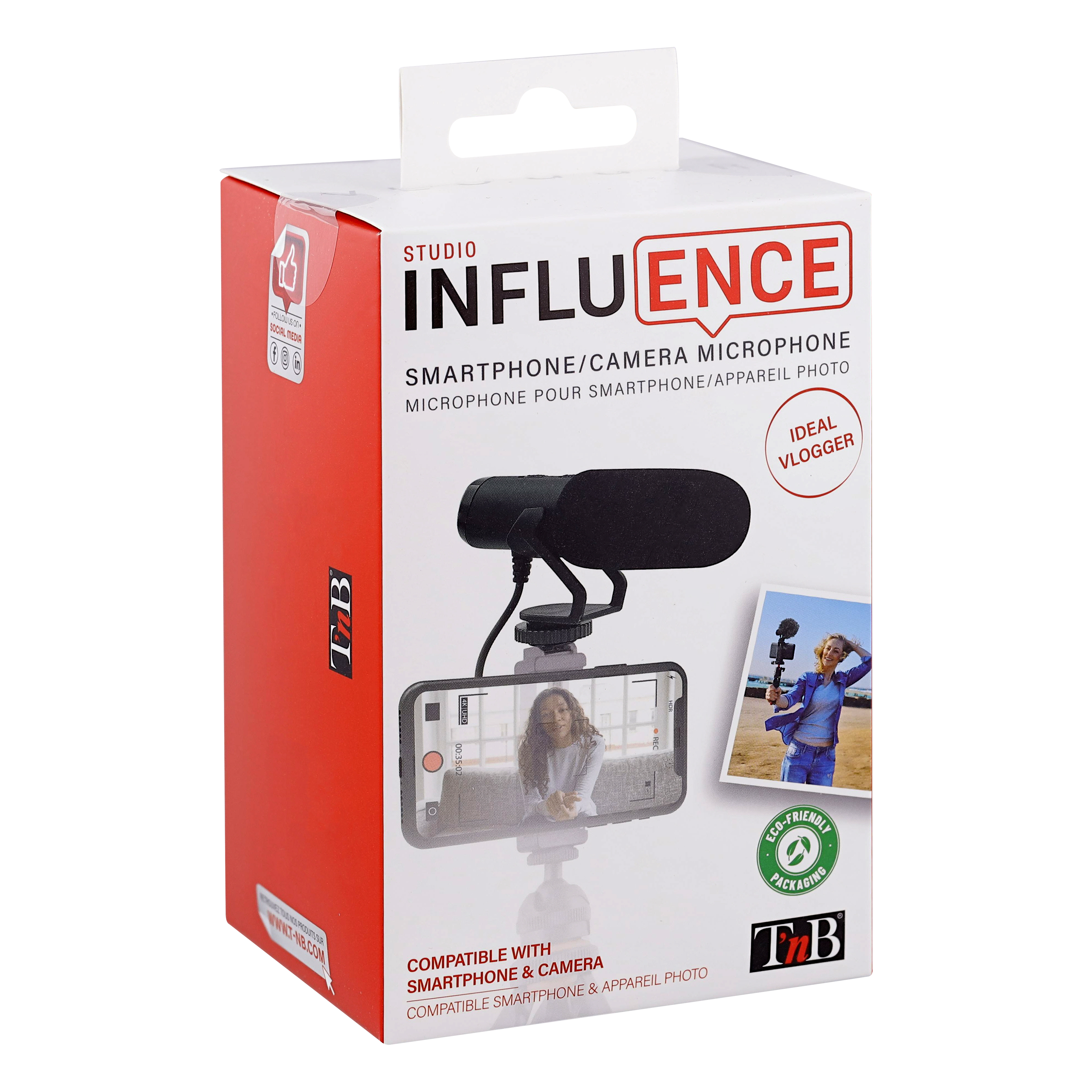 Microphone pour smartphone / appareil photo - INFLUENCE7