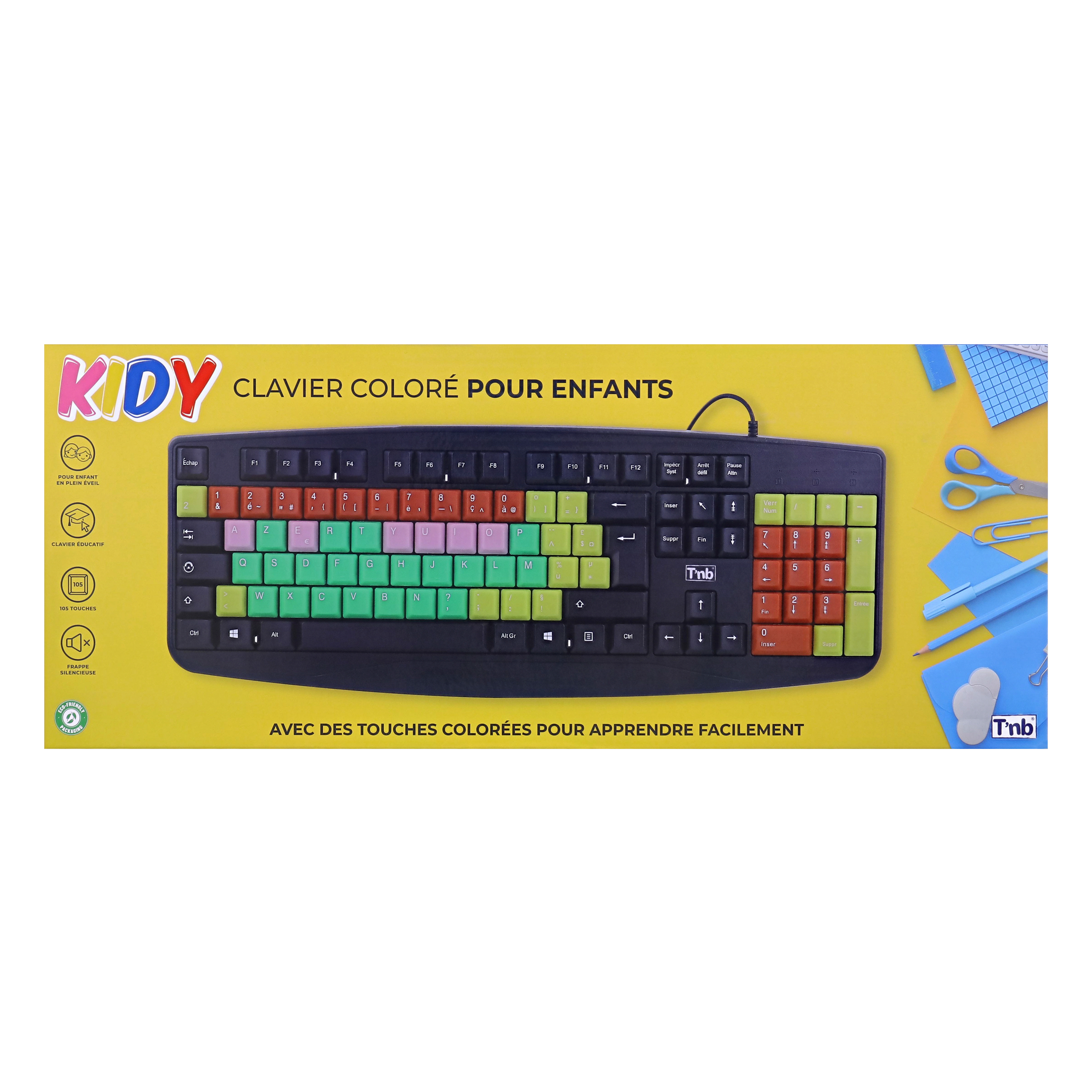 Clavier filaire coloré pour enfants KID3