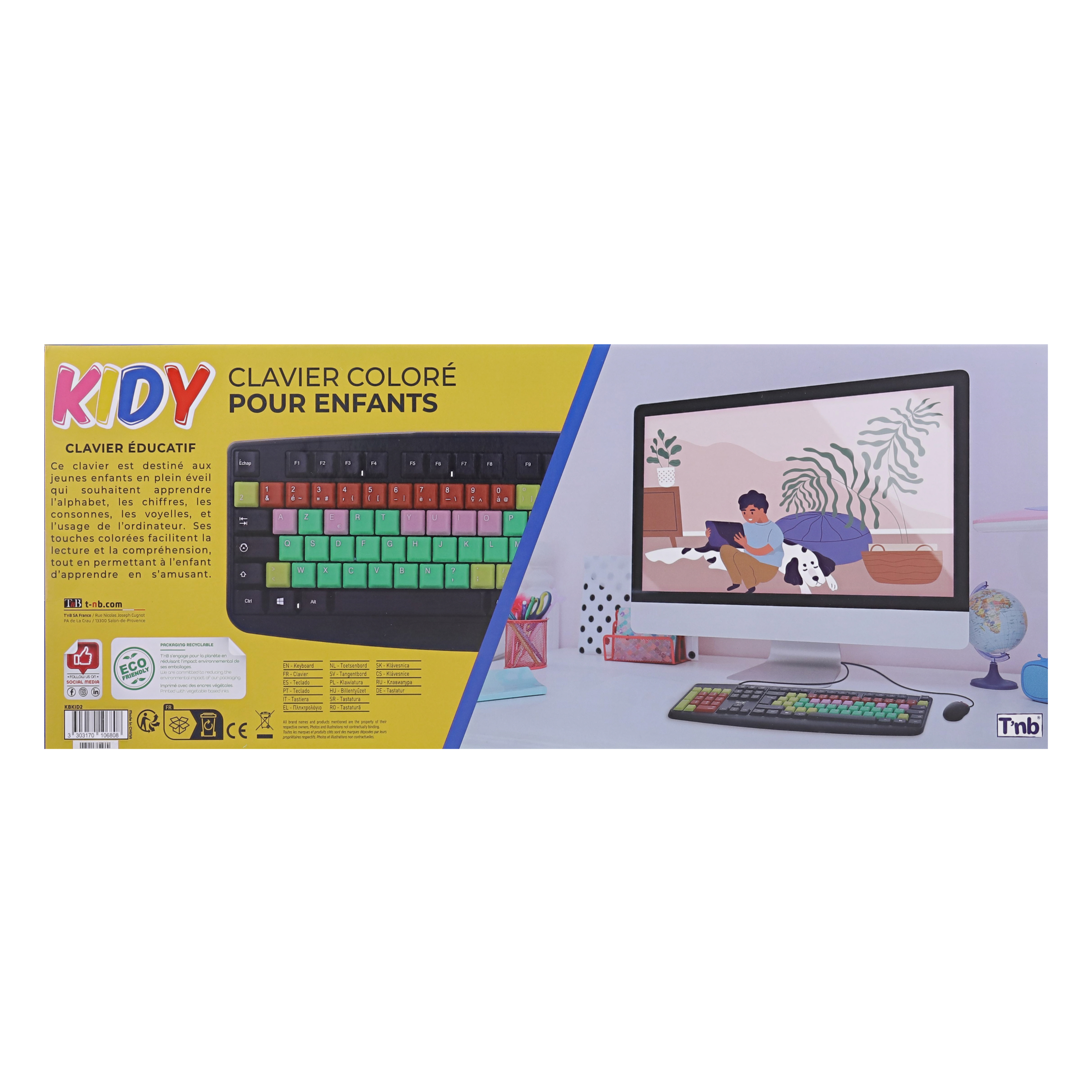 KID Colorful Wired Keyboard for Kids4