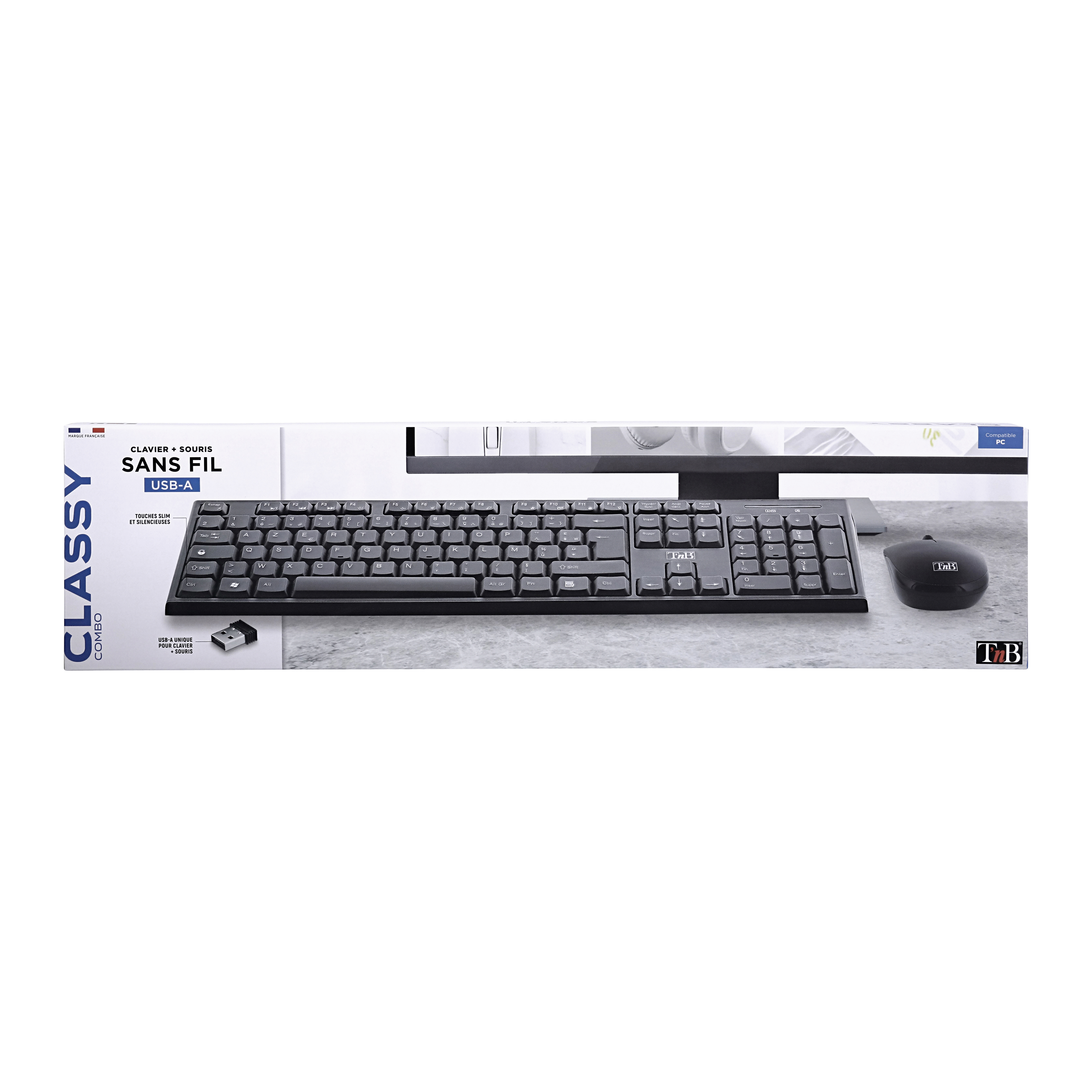 CLASSY - WIRELESS KEYBOARD / MOUSE COMBO - BLACK12