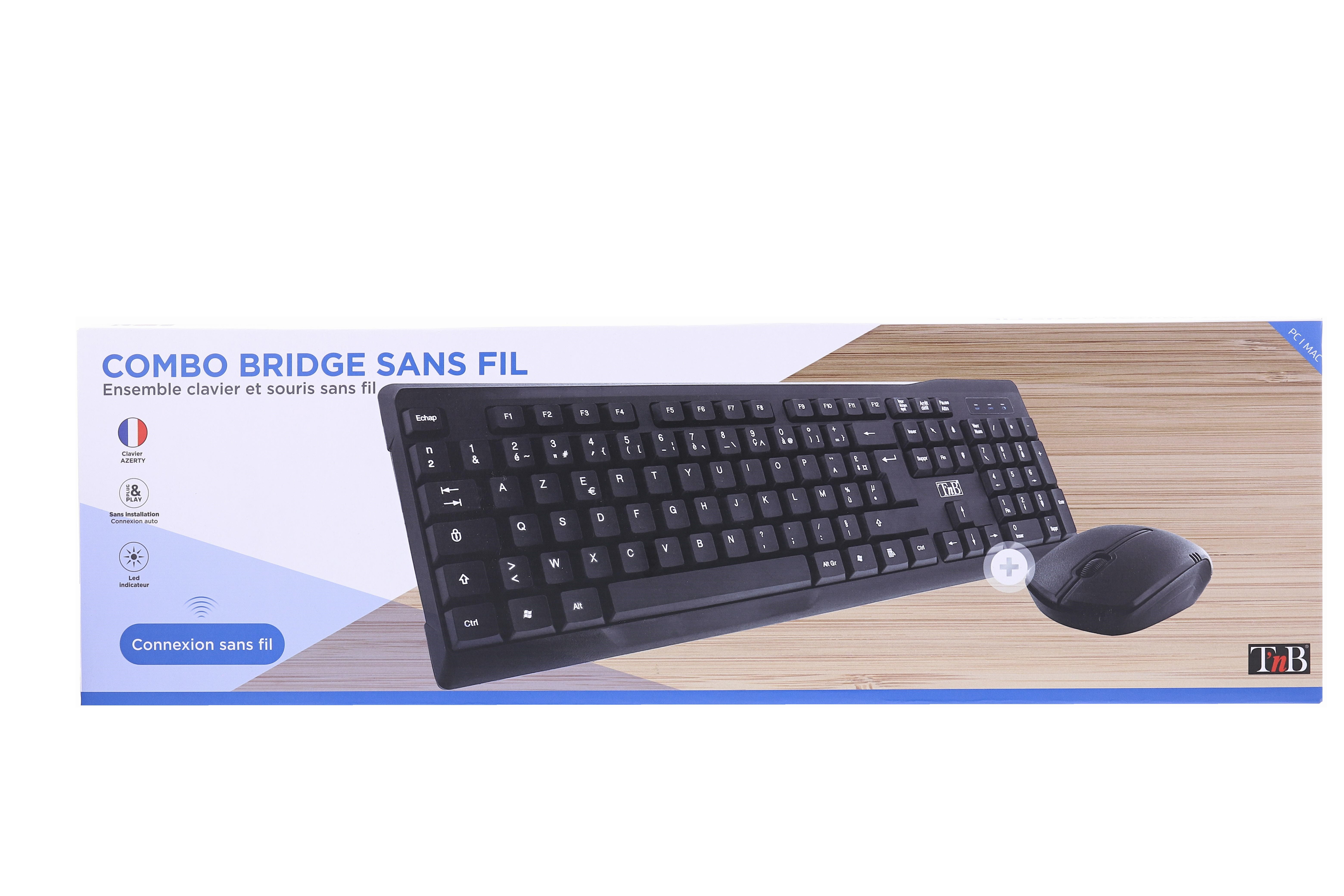 Wireless keyboard + mouse pack6