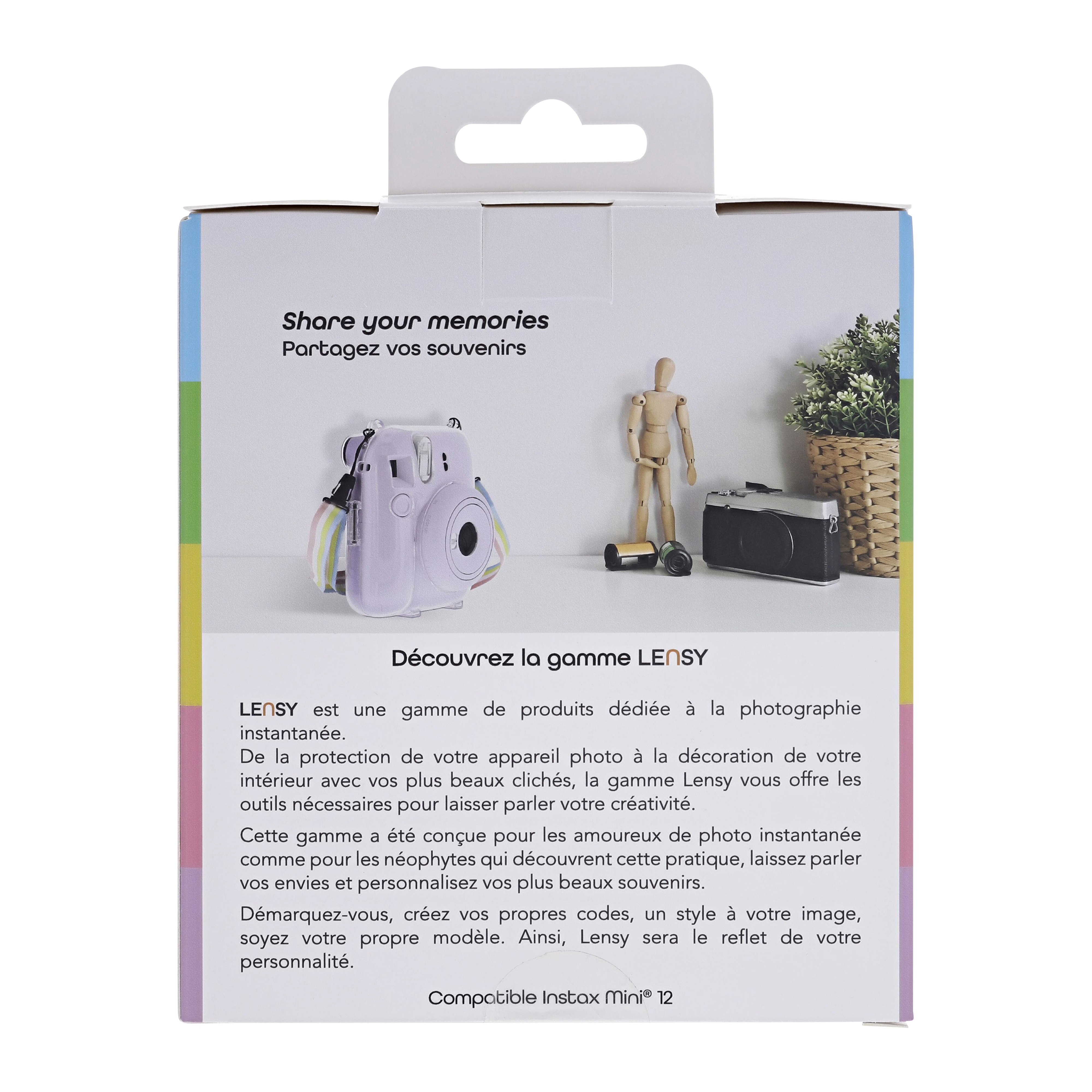 Funda para Instax mini 12 transparente7