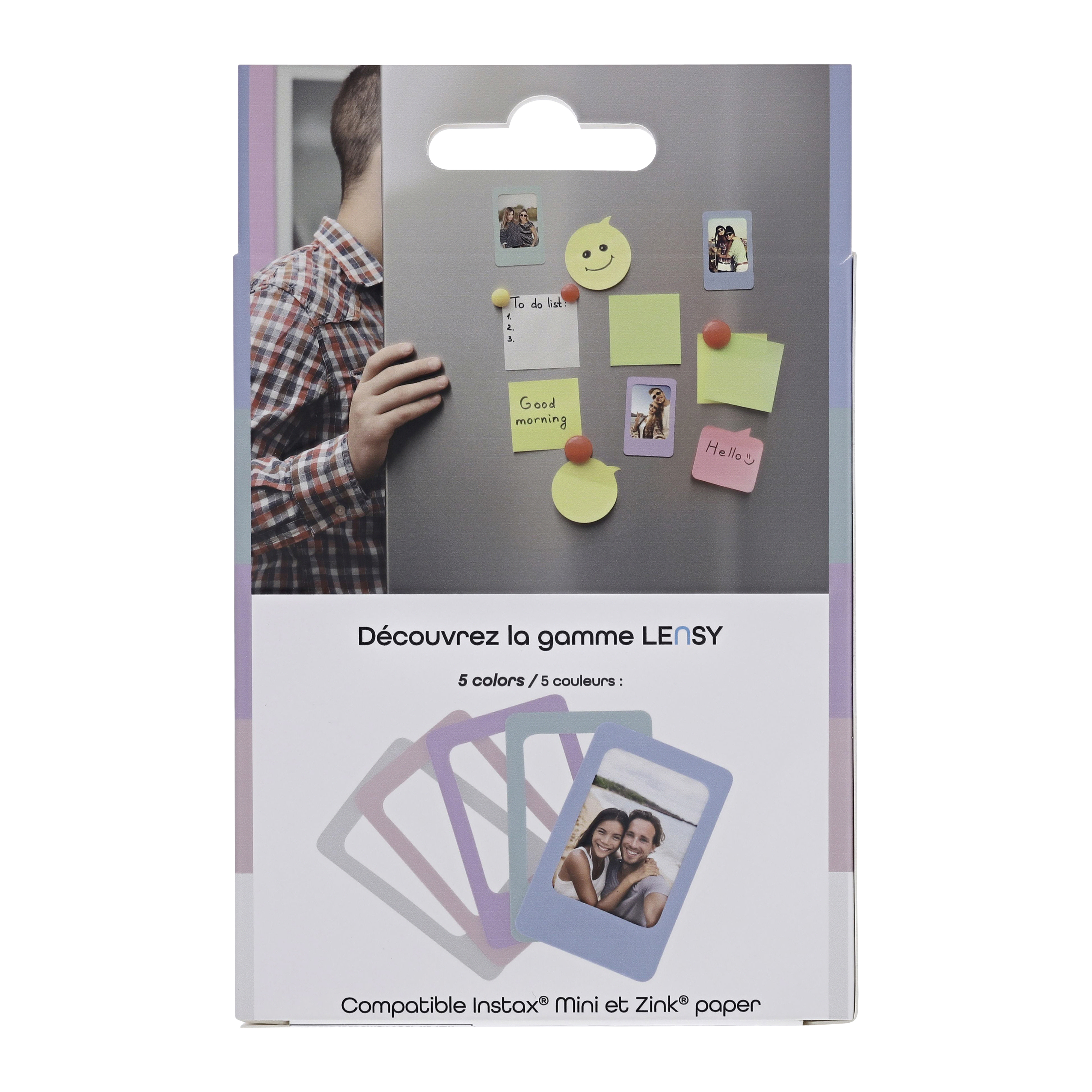 5 mini magnetic photo frames5