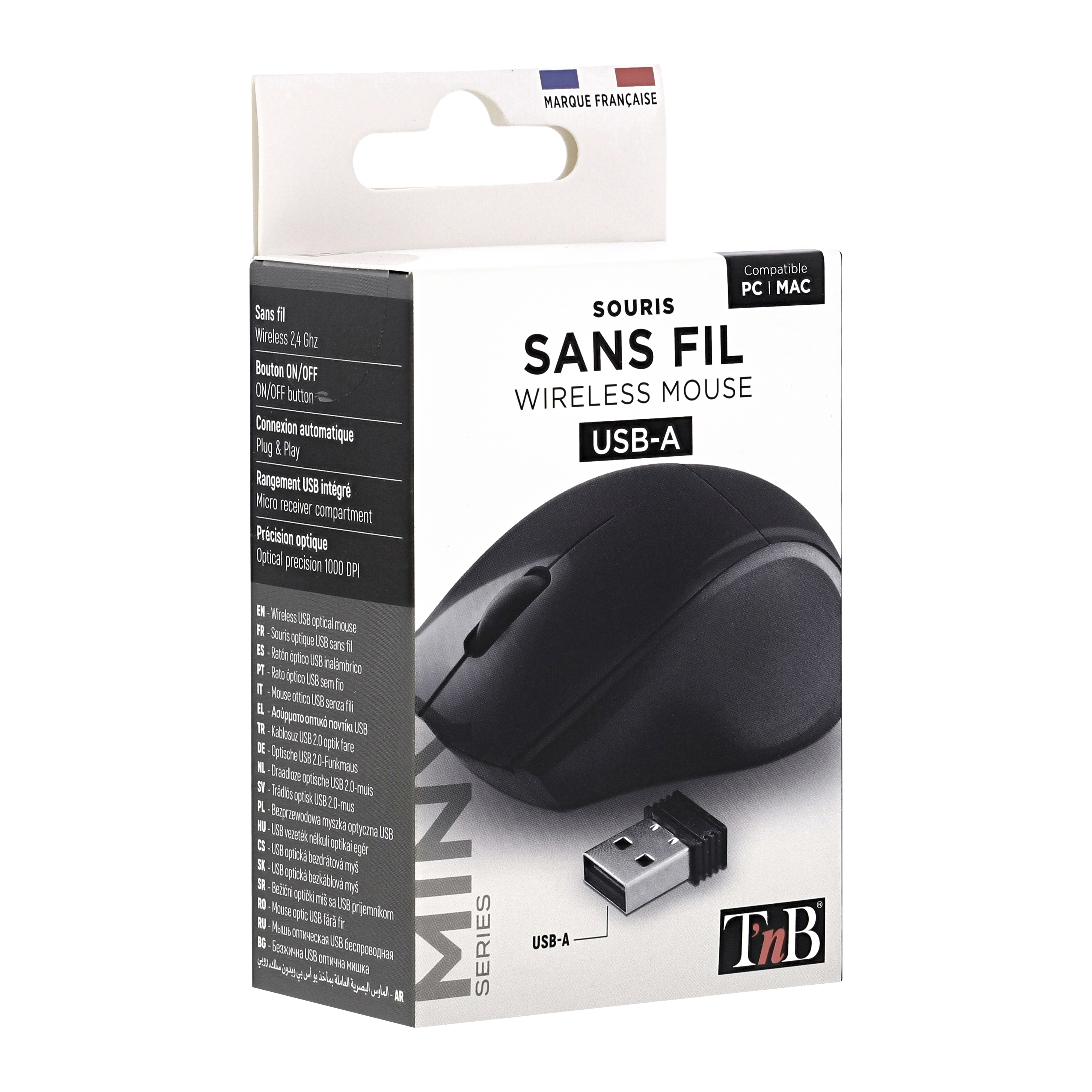 Souris sans fil MINY noire8