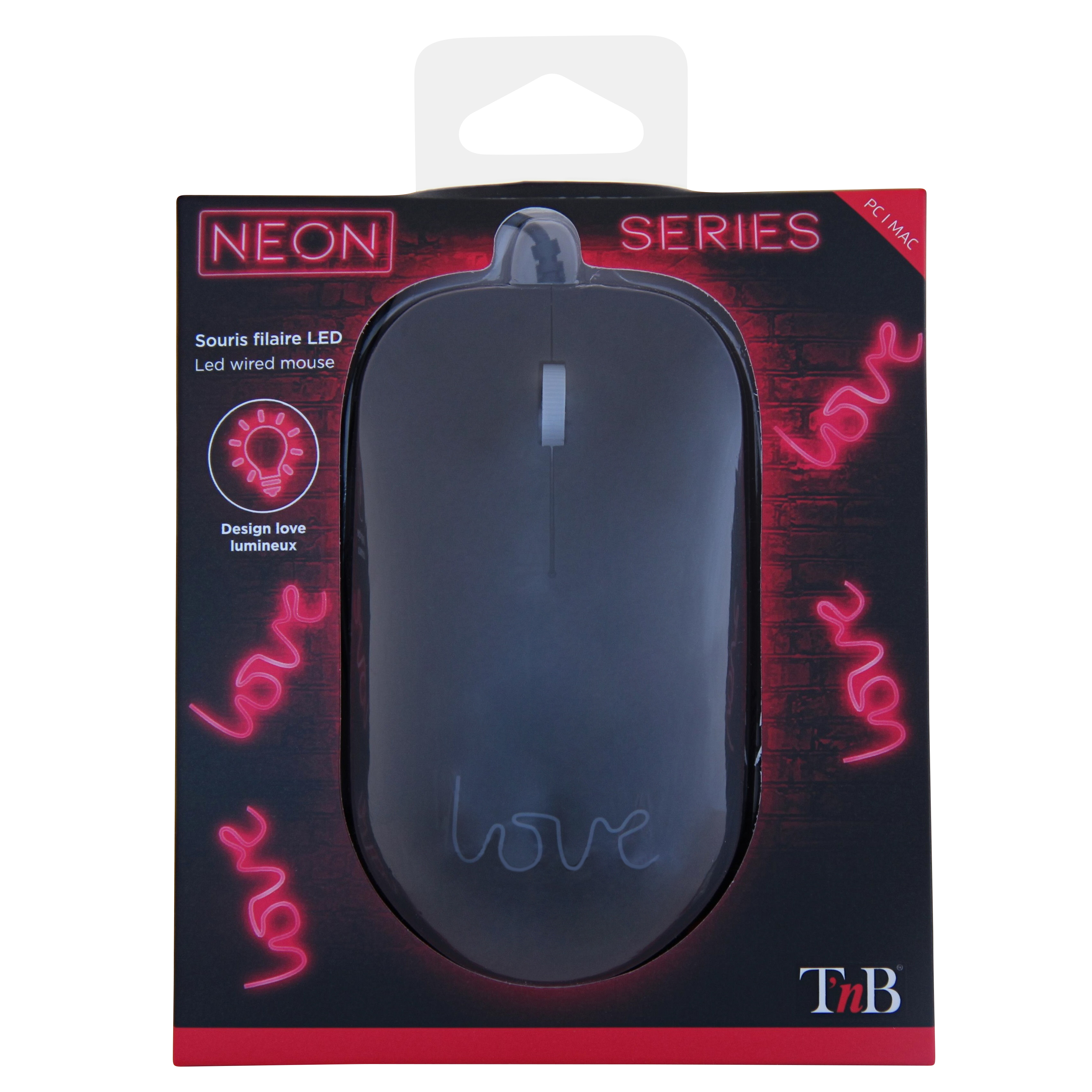 LOVE NEON wired mouse5