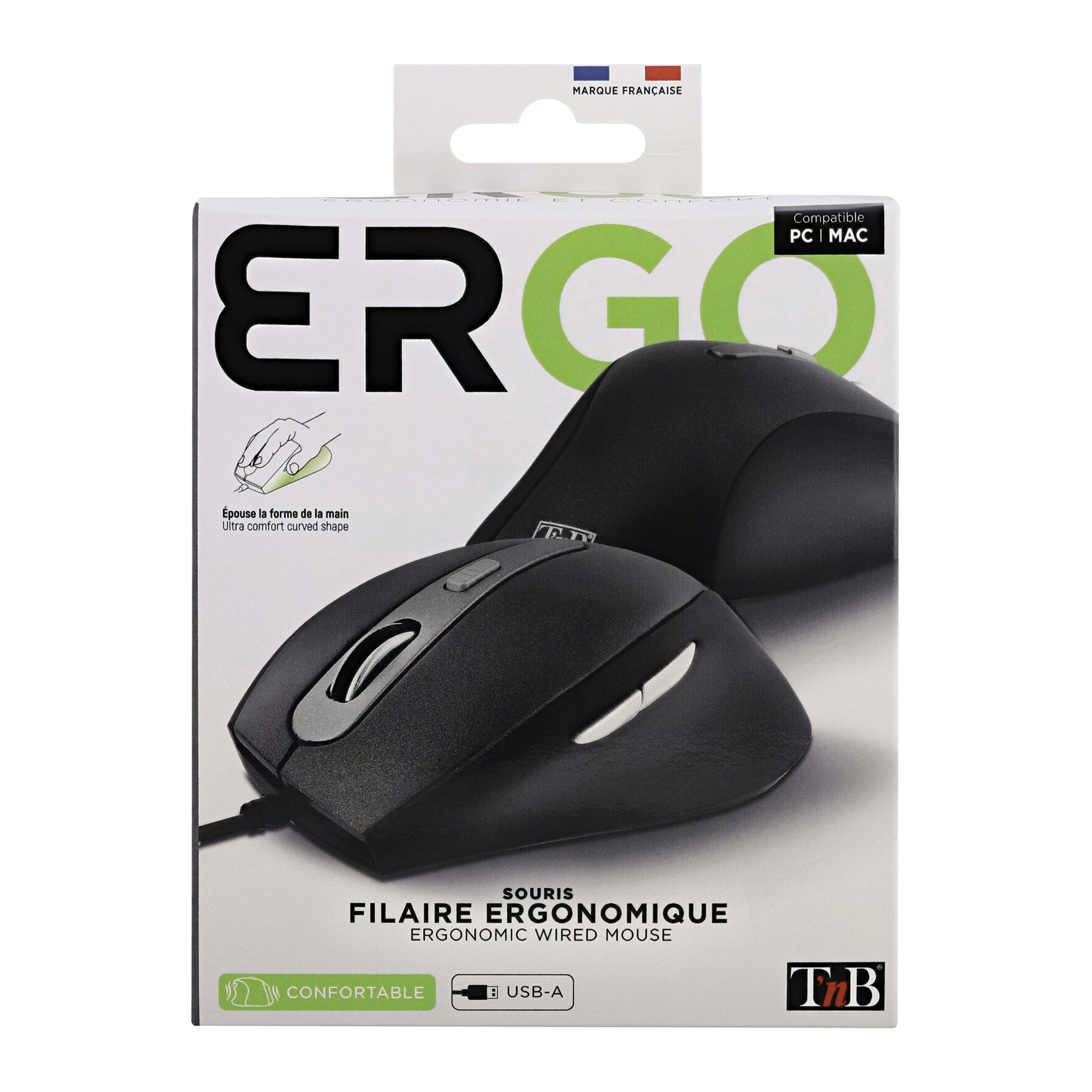 Souris filaire ergonomique OFFICE6