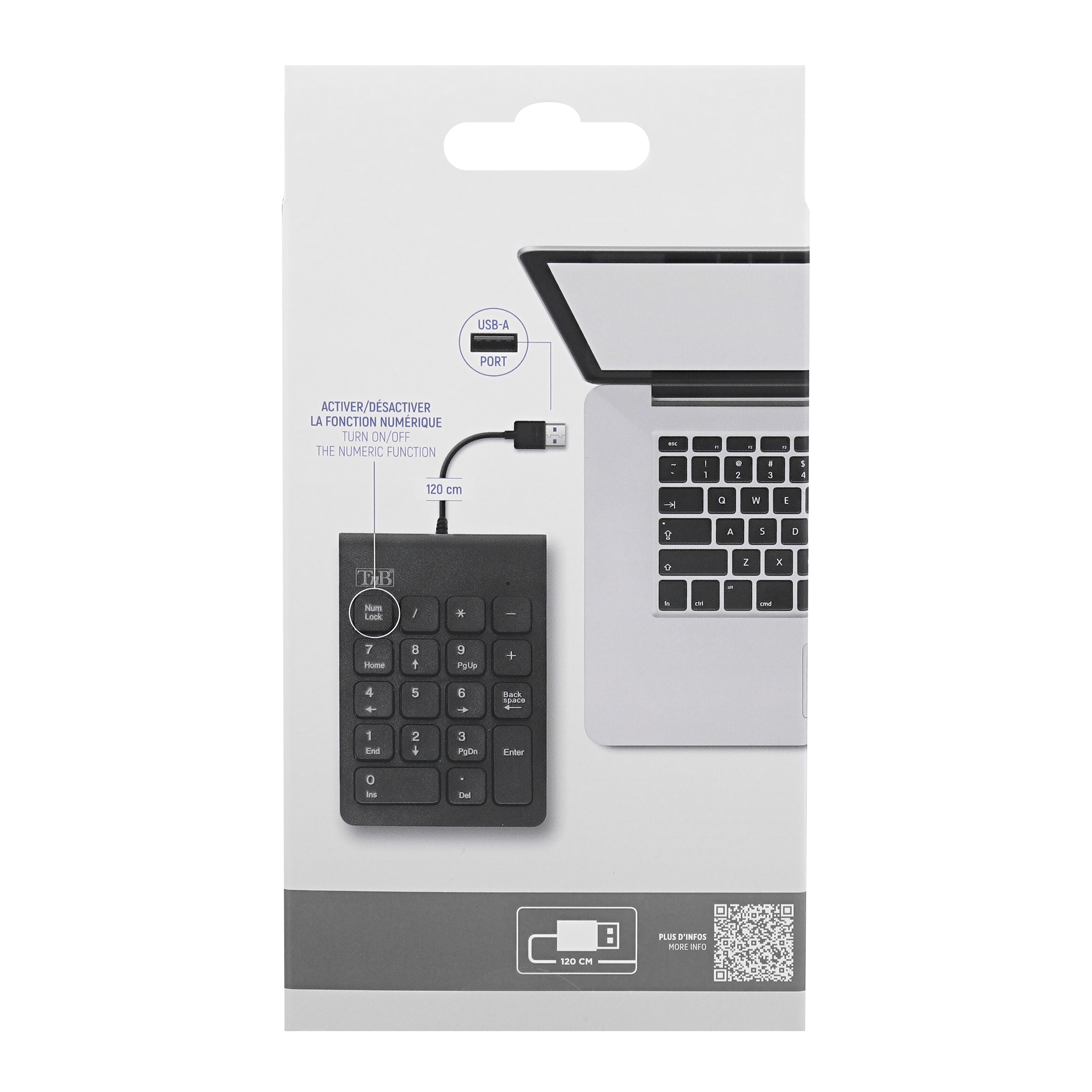 Pavé numérique filaire K-PAD5