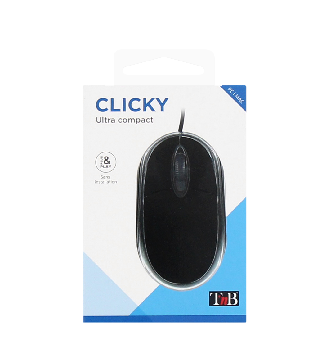 Souris filaire ultra compact CLICKY7