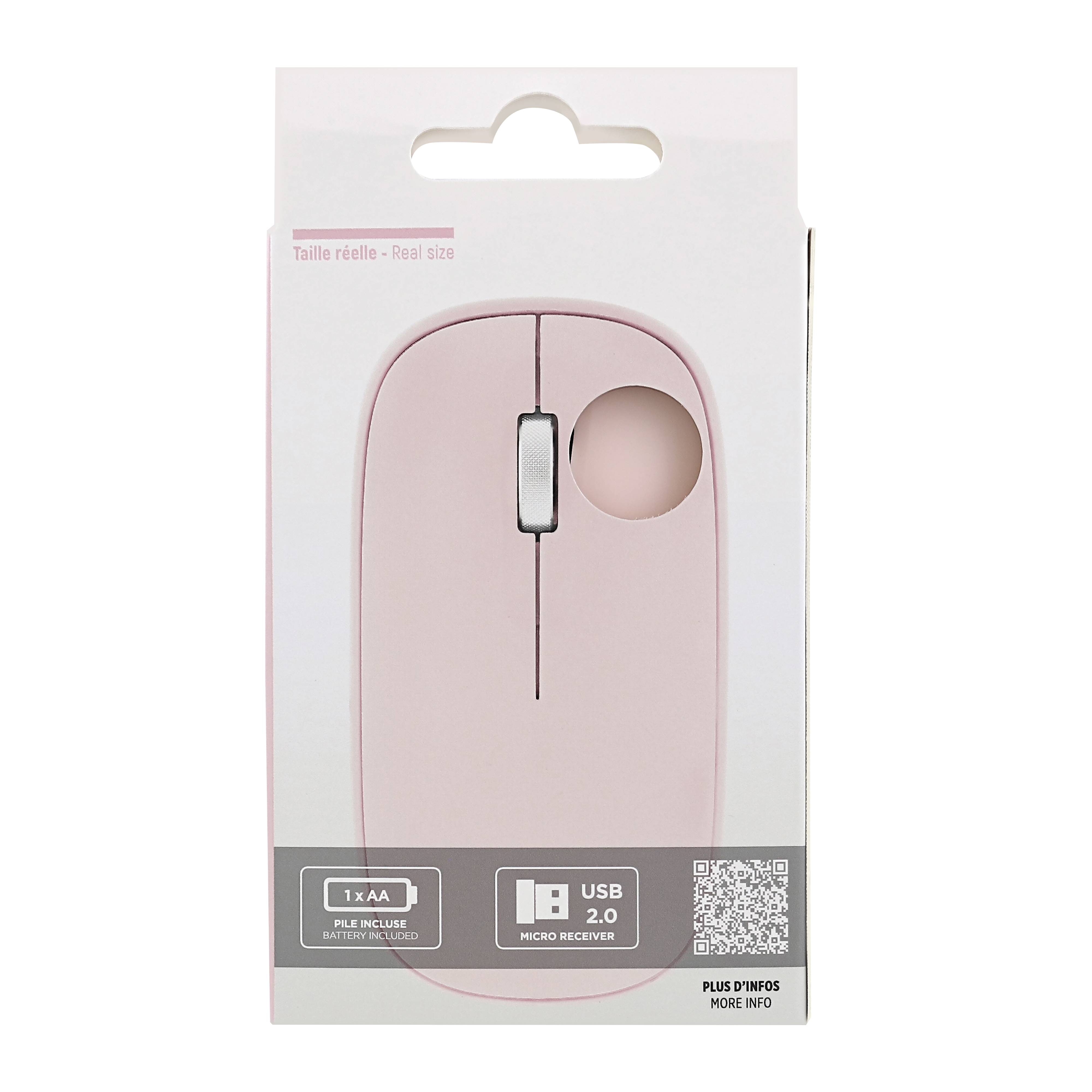 iClick color DUAL CONNECT mouse pink6