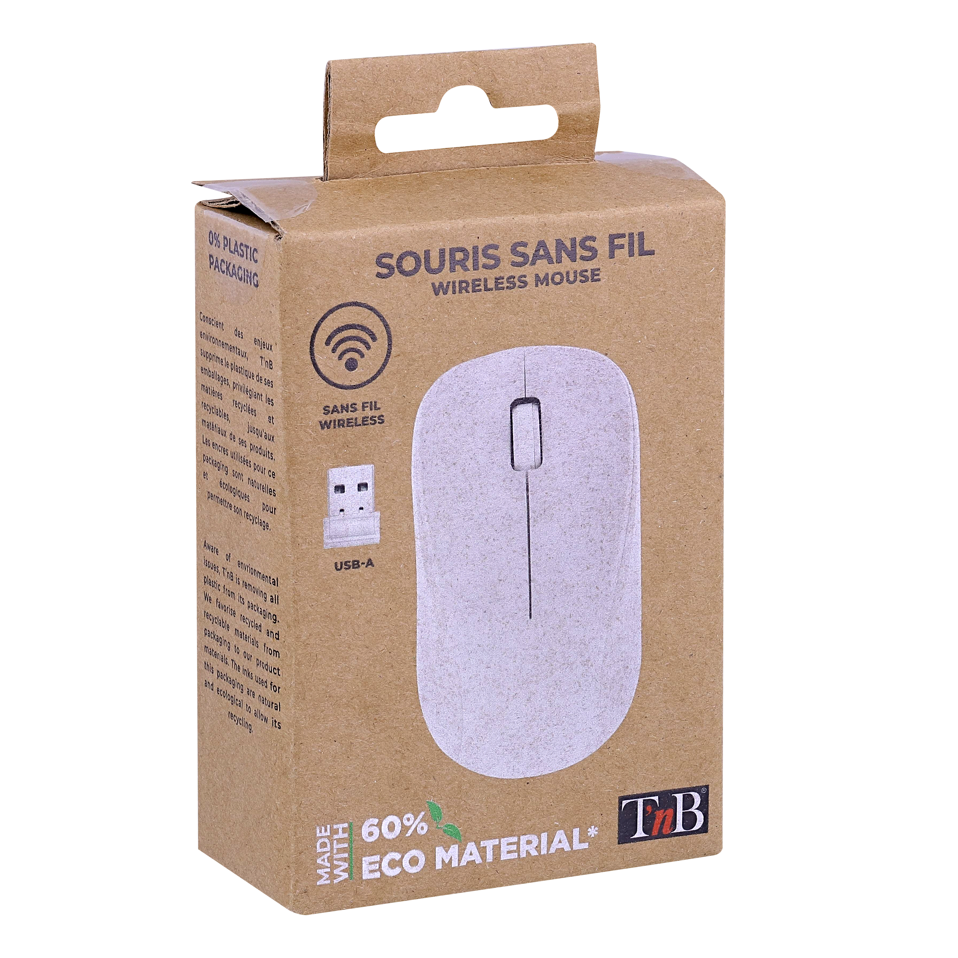 Souris sans fil en bioplastique - ECO5