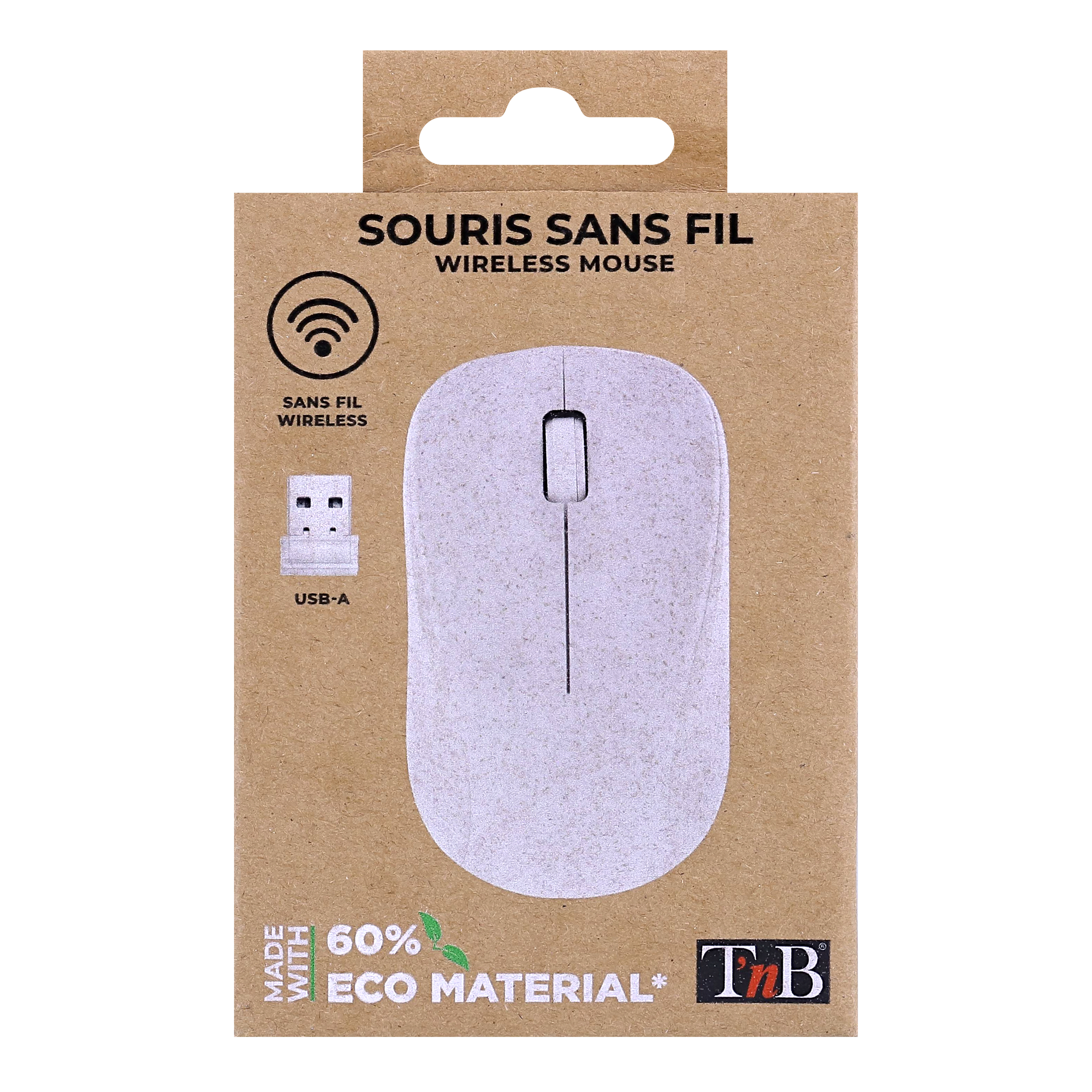 Souris sans fil en bioplastique - ECO6