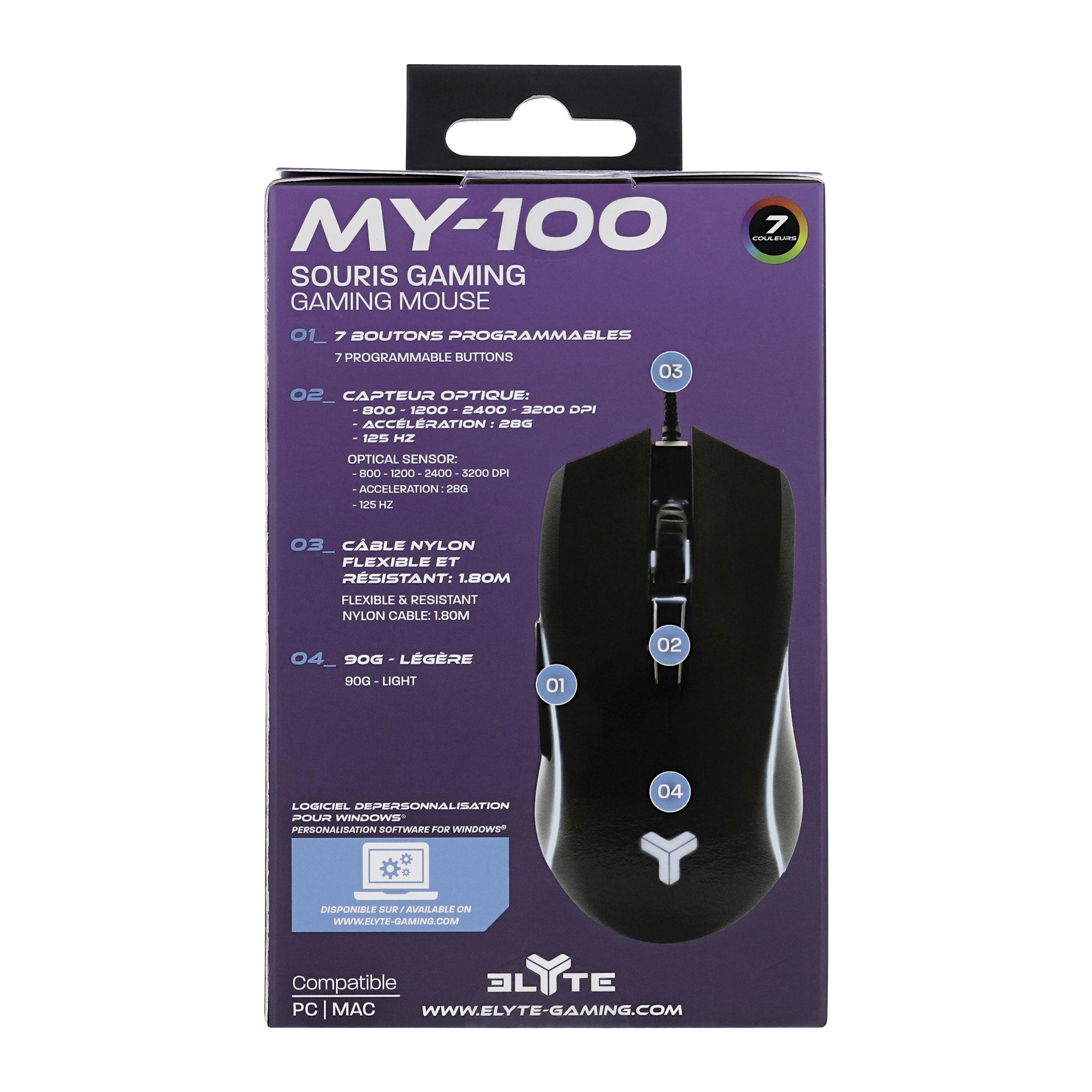 ELYTE - Souris Gaming MY-1006