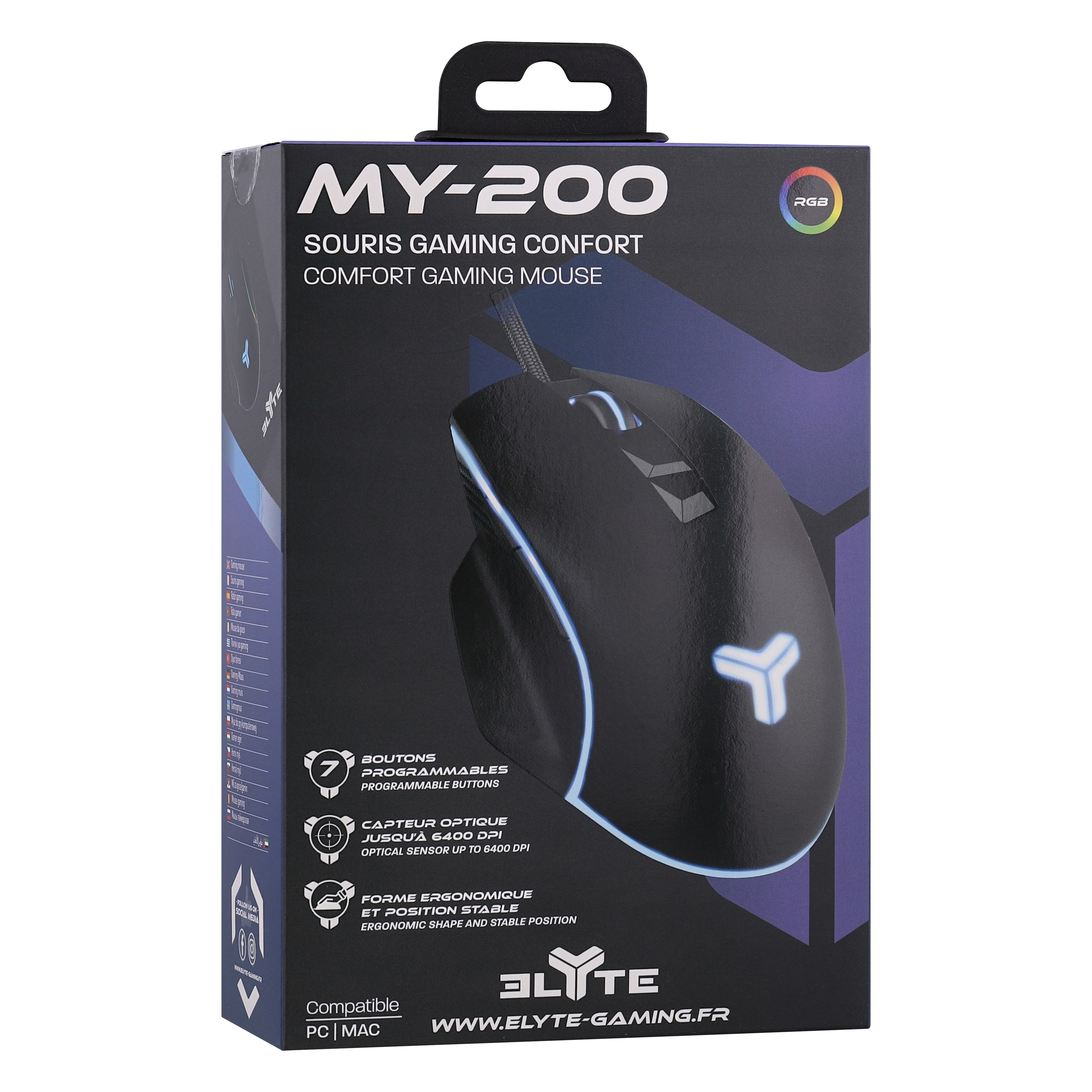 ELYTE - Souris Gaming MY-2004