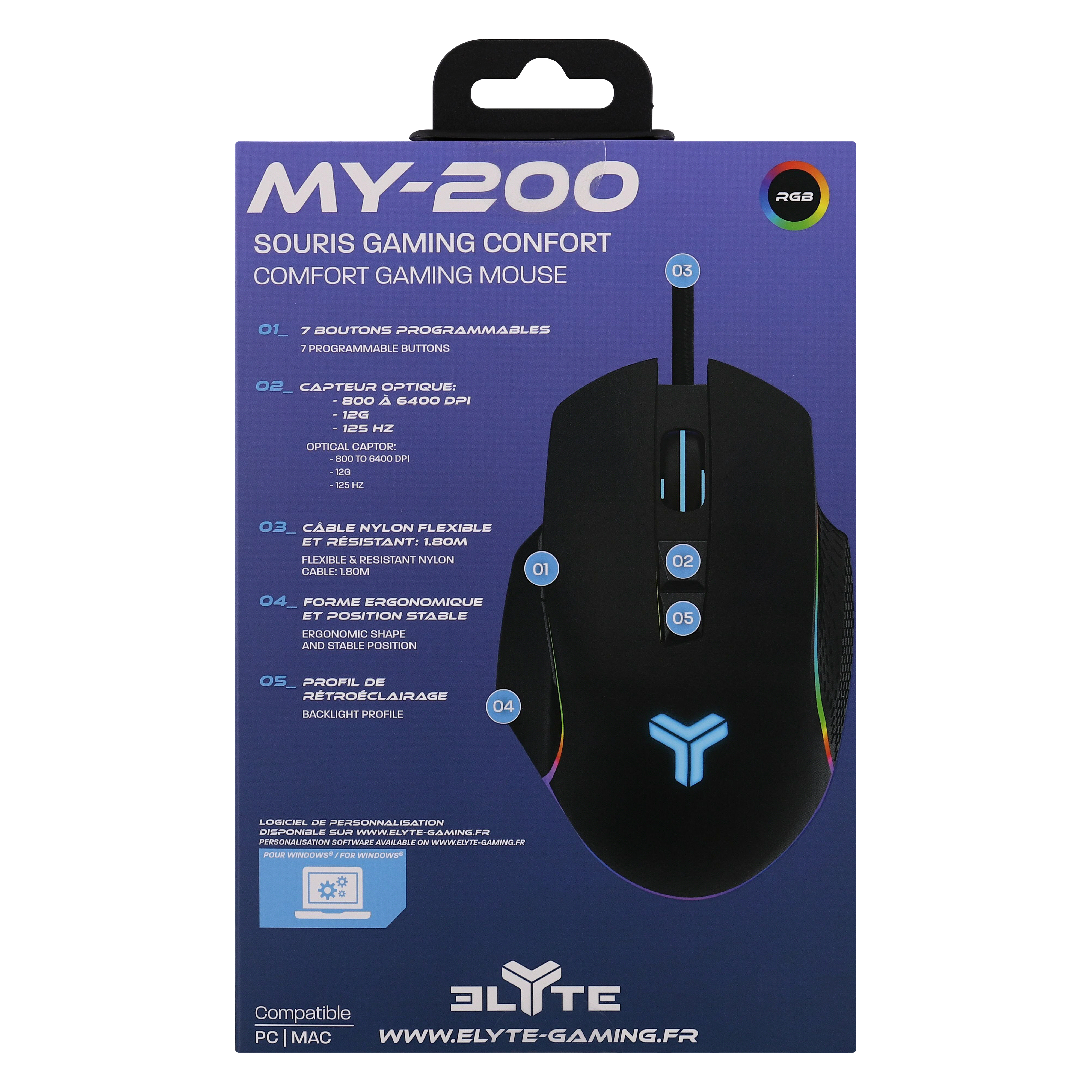 ELYTE - Souris Gaming MY-2006