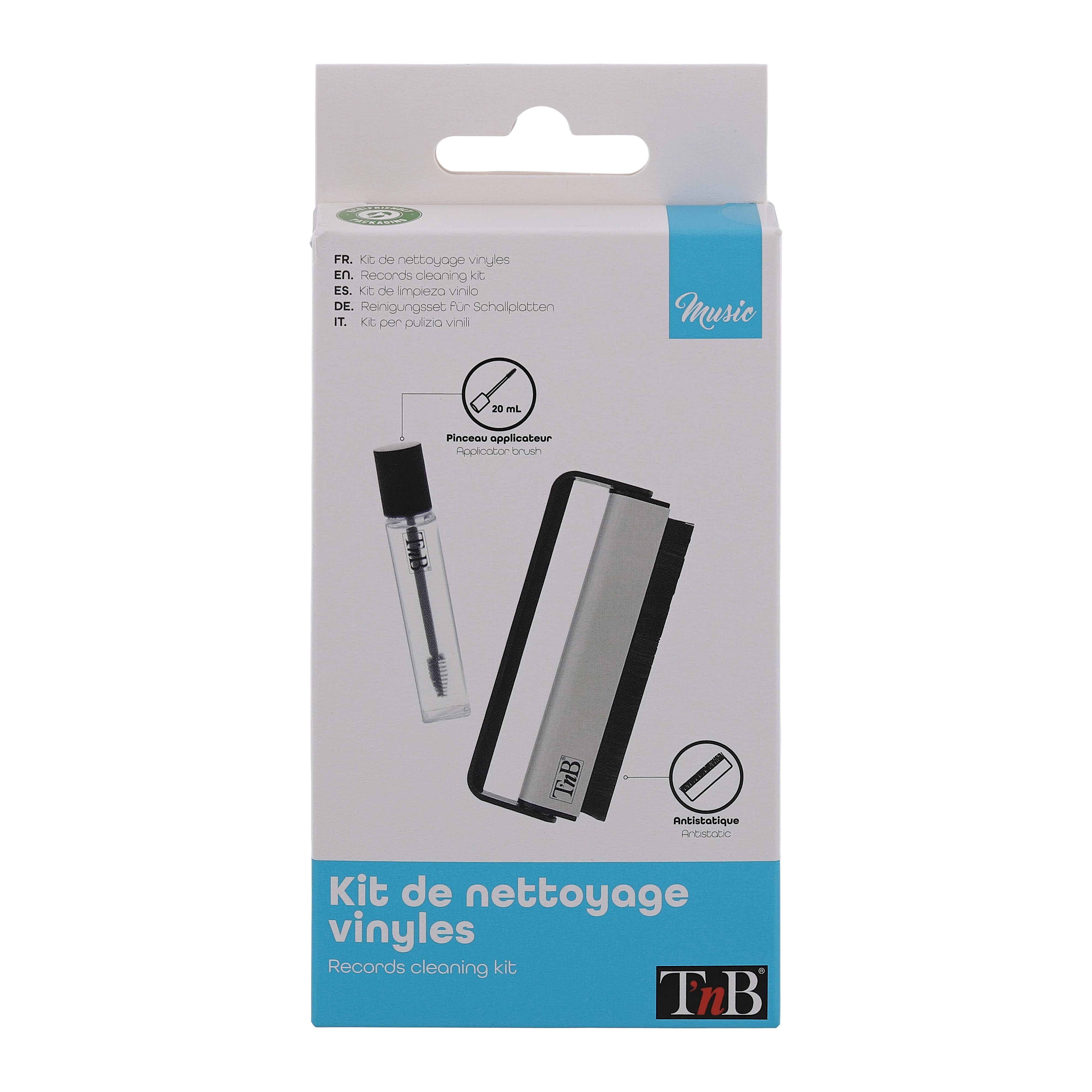 Kit de nettoyage 2 en 1 pour disques et platines vinyles6