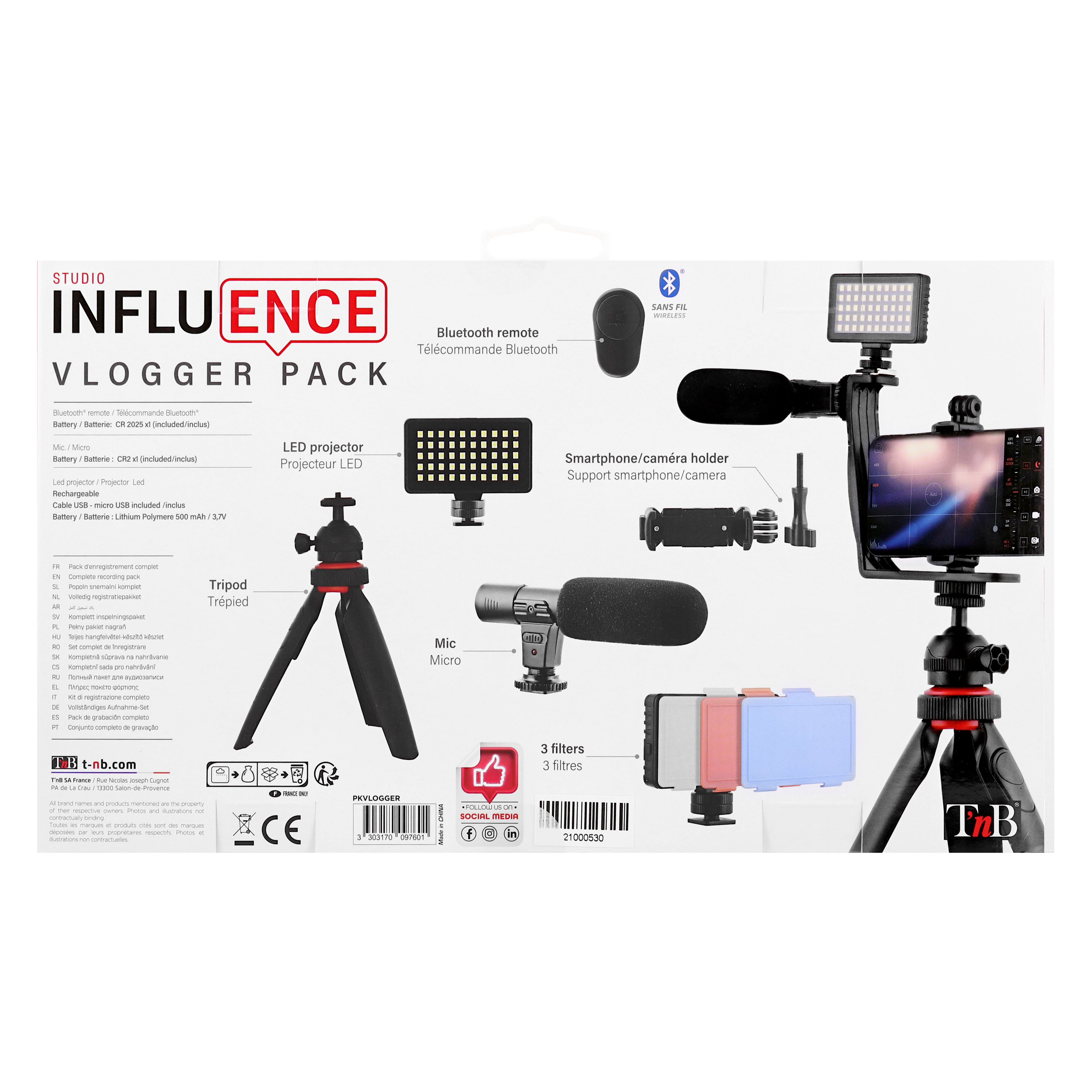 Pack Vlogger vidéo - INFLUENCE11