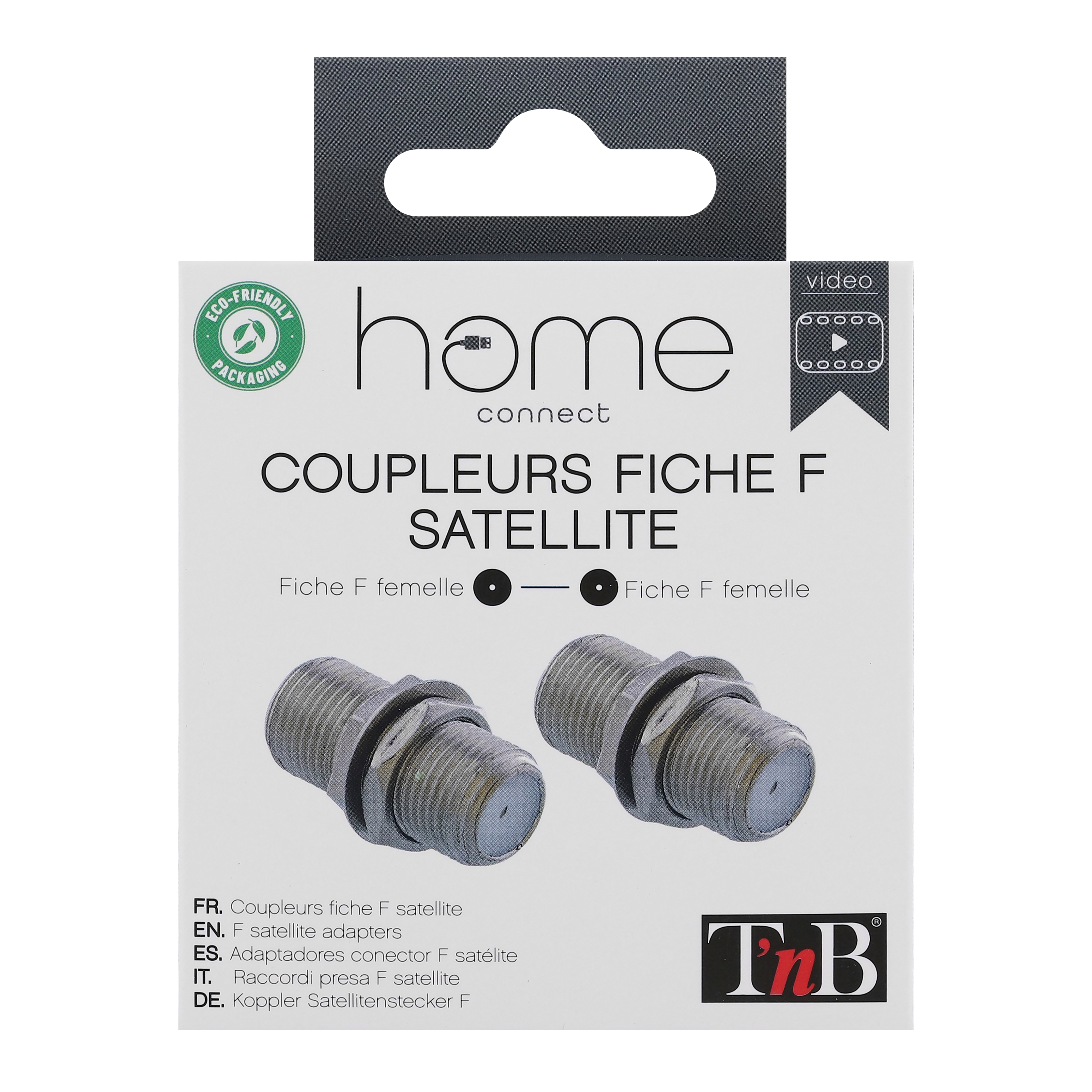 Adaptadores de toma satélite hembra/hembra3