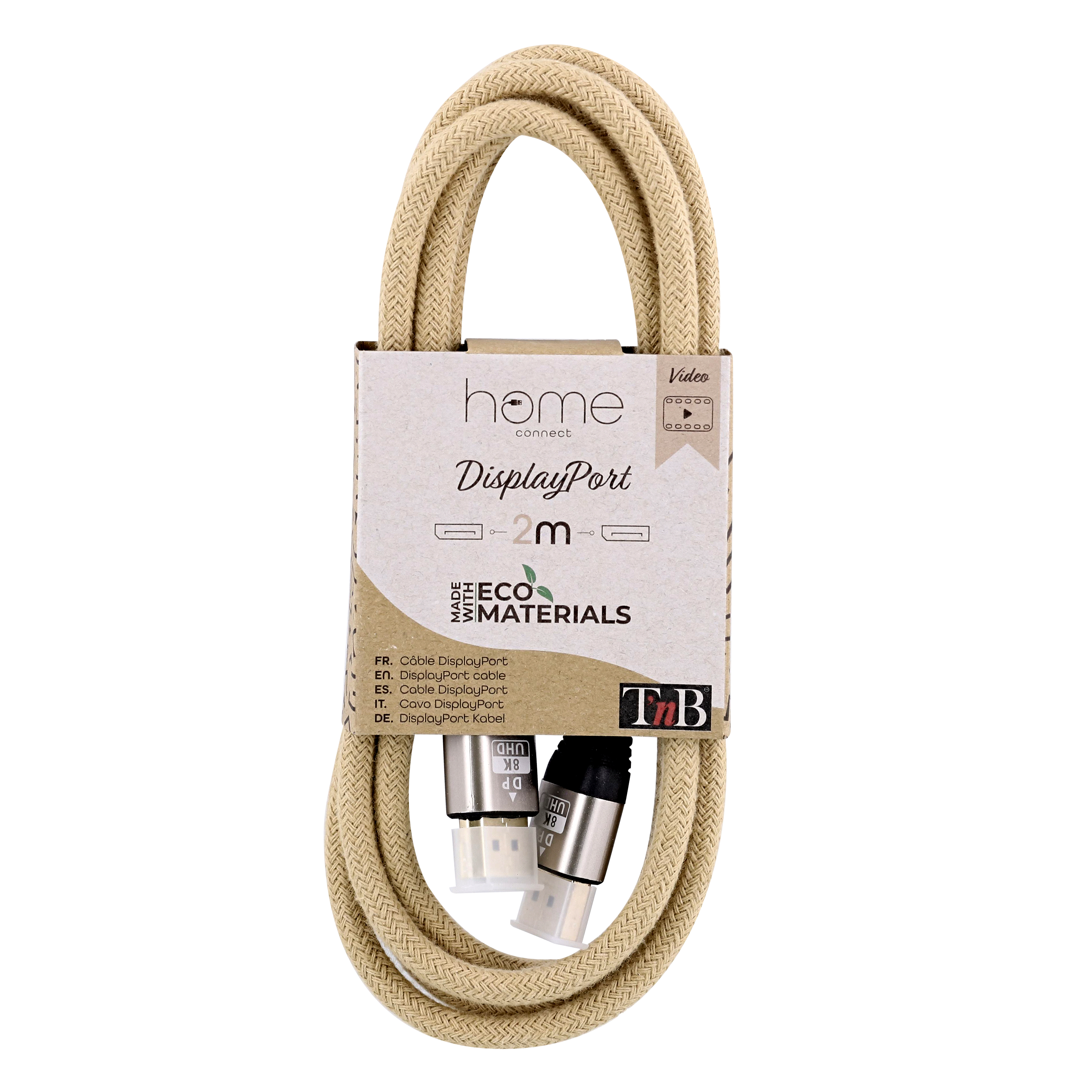 ROPE 2m DisplayPort Male/Male Cable3