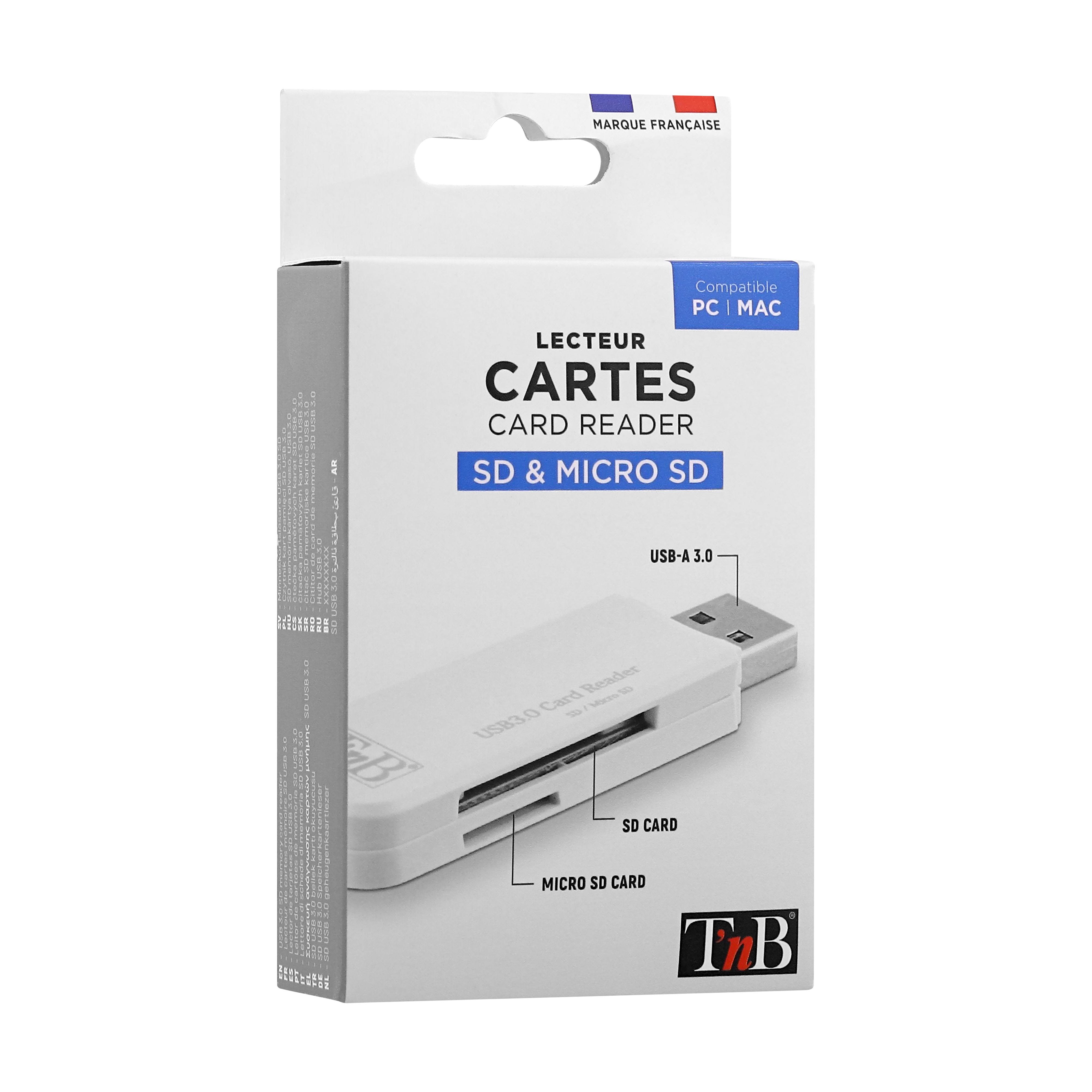 Lecteur carte SD et Micro SD USB-A 3.04