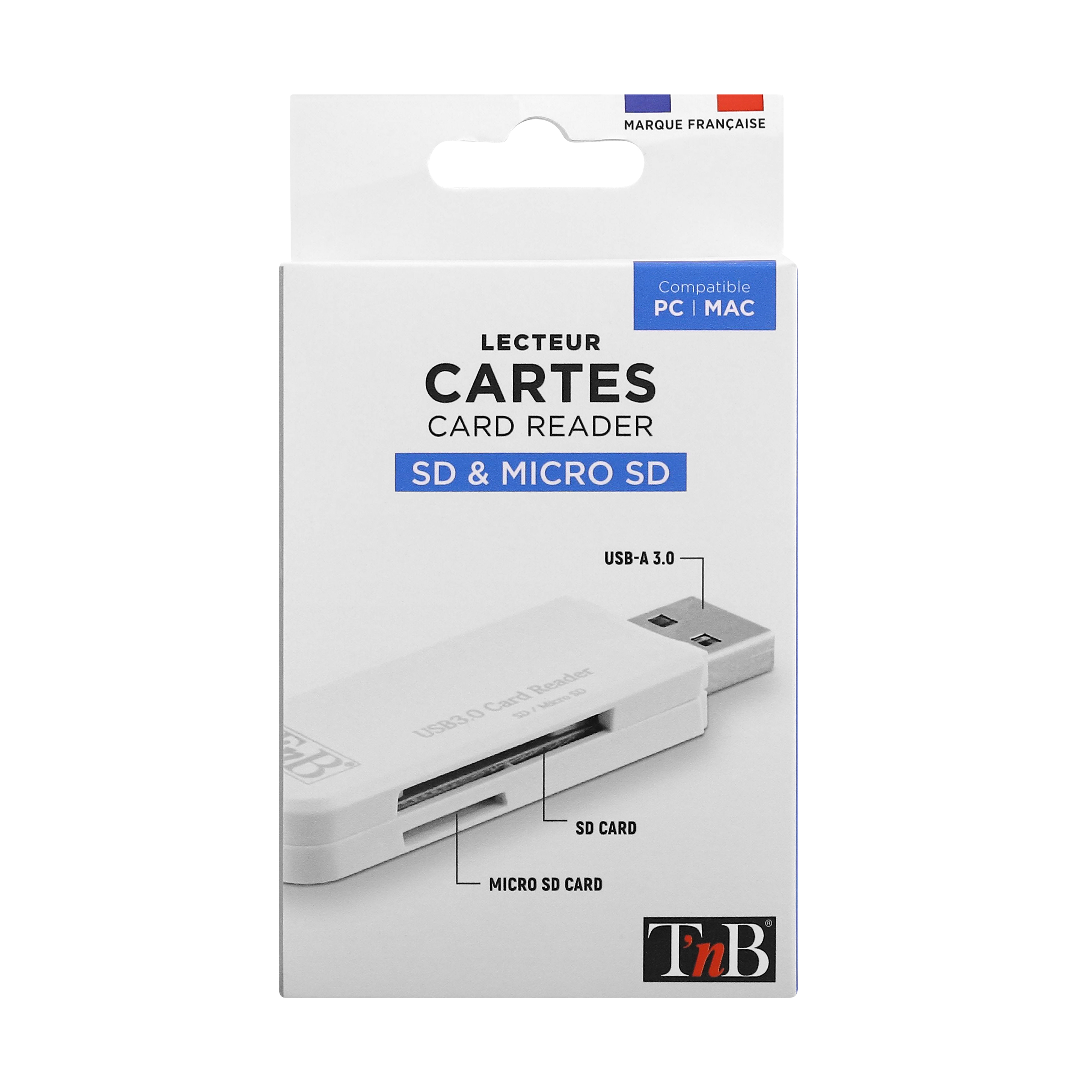 Lecteur carte SD et Micro SD USB-A 3.05