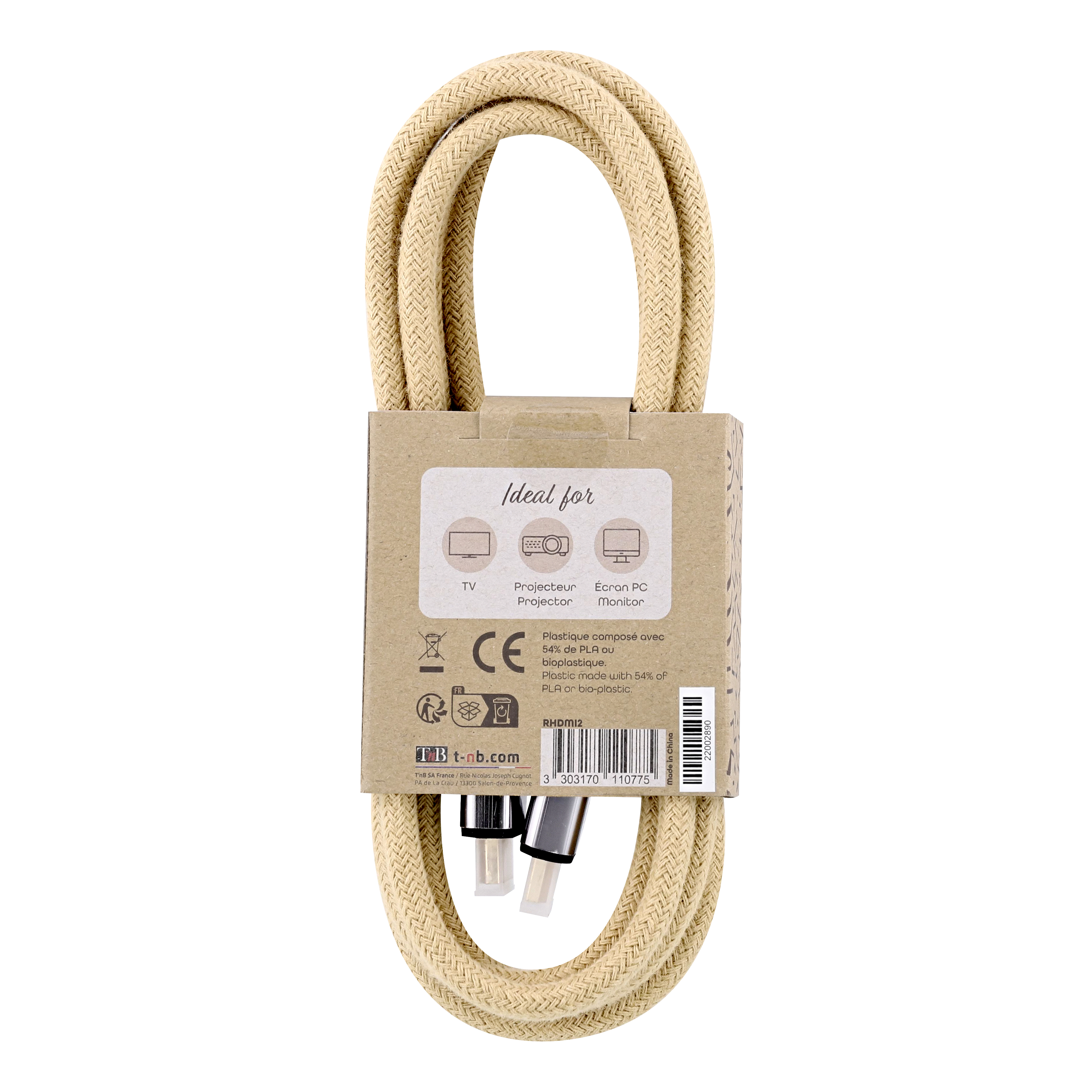 Câble HDMI mâle / HDMI mâle 4K 2m ROPE4