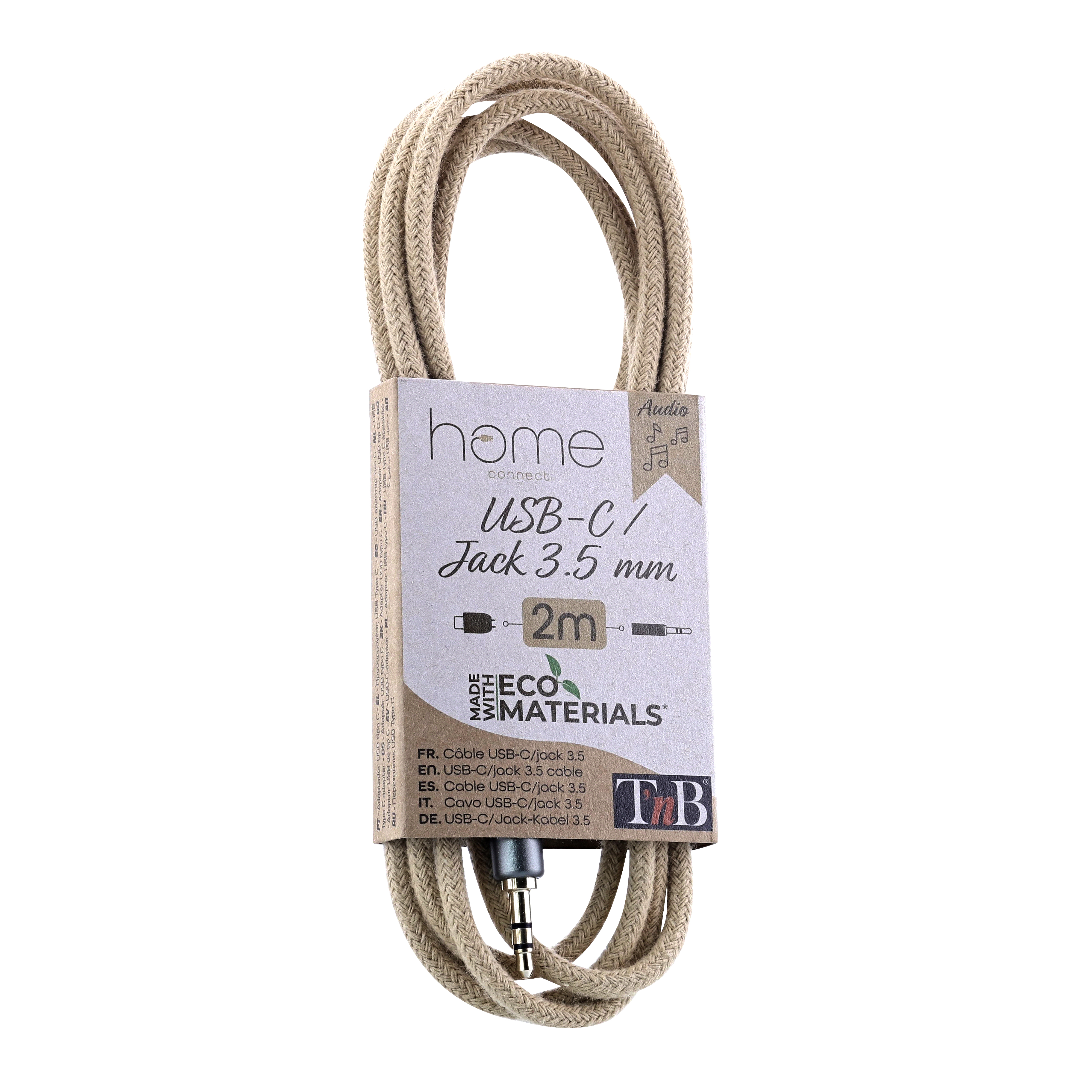 Rope - USB-C / 3.5 jack cable 2M3