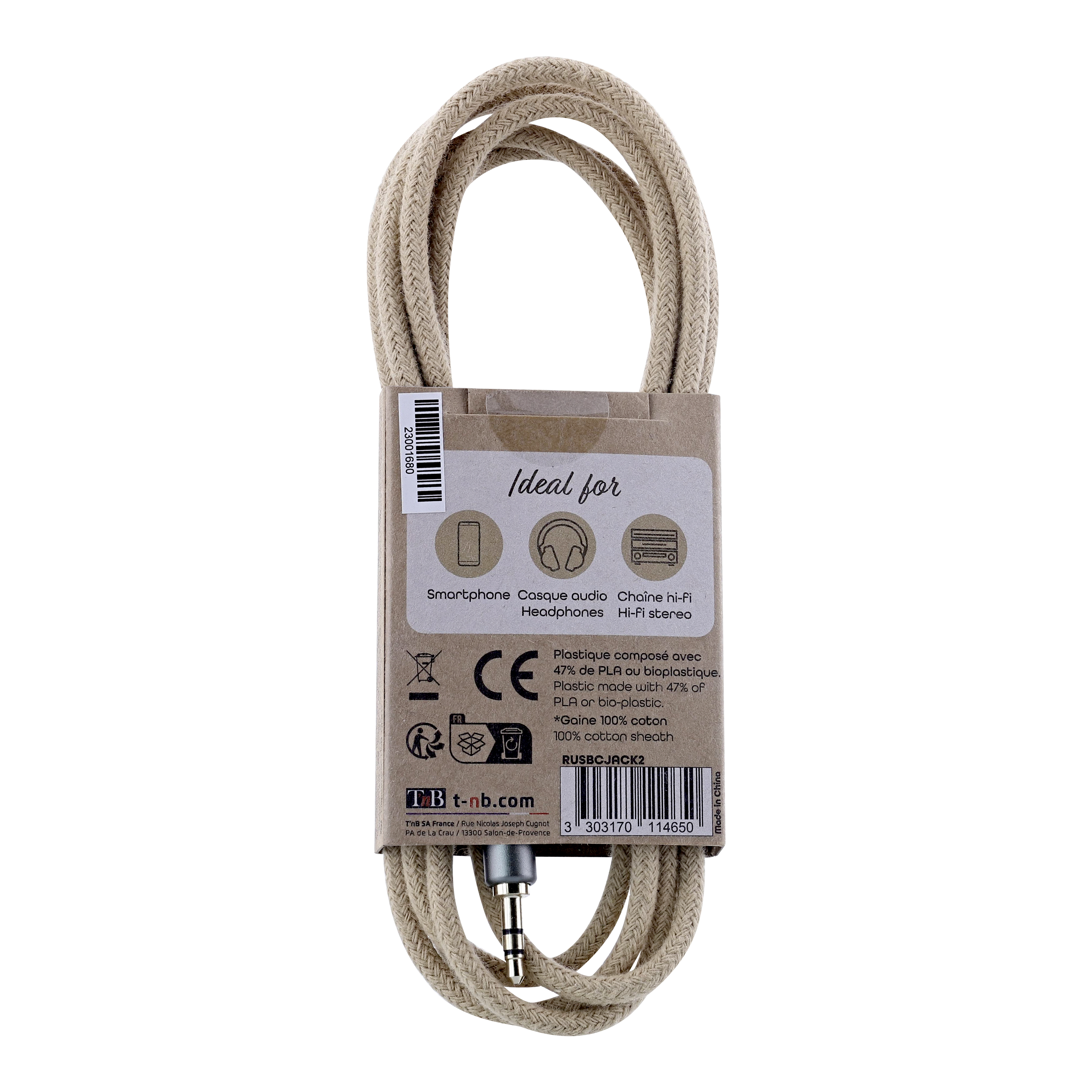 Rope - Câble USB-C / jack 3.5 2M5