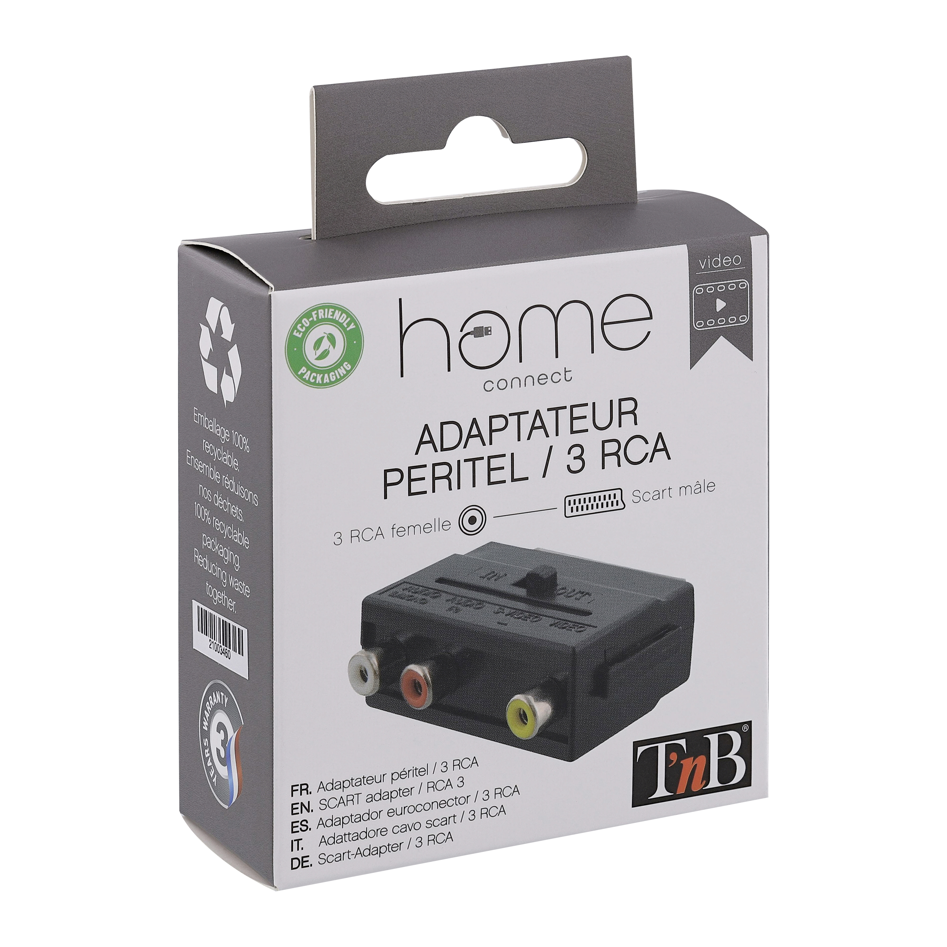 Adaptateur péritel mâle / 3 RCA femelle4