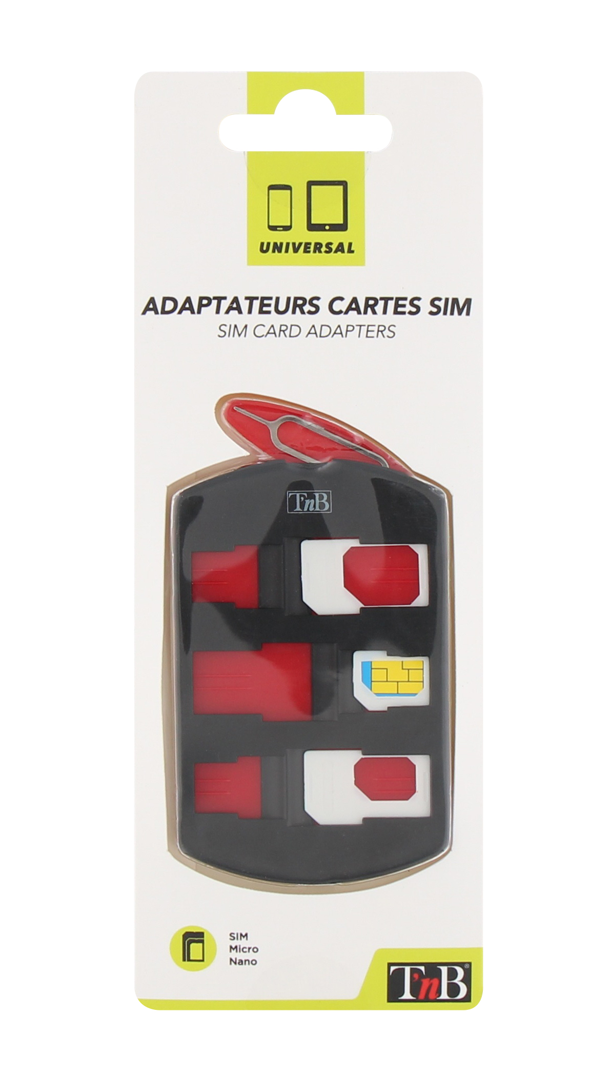 Pack adaptateur pour cartes SIM et rangement5