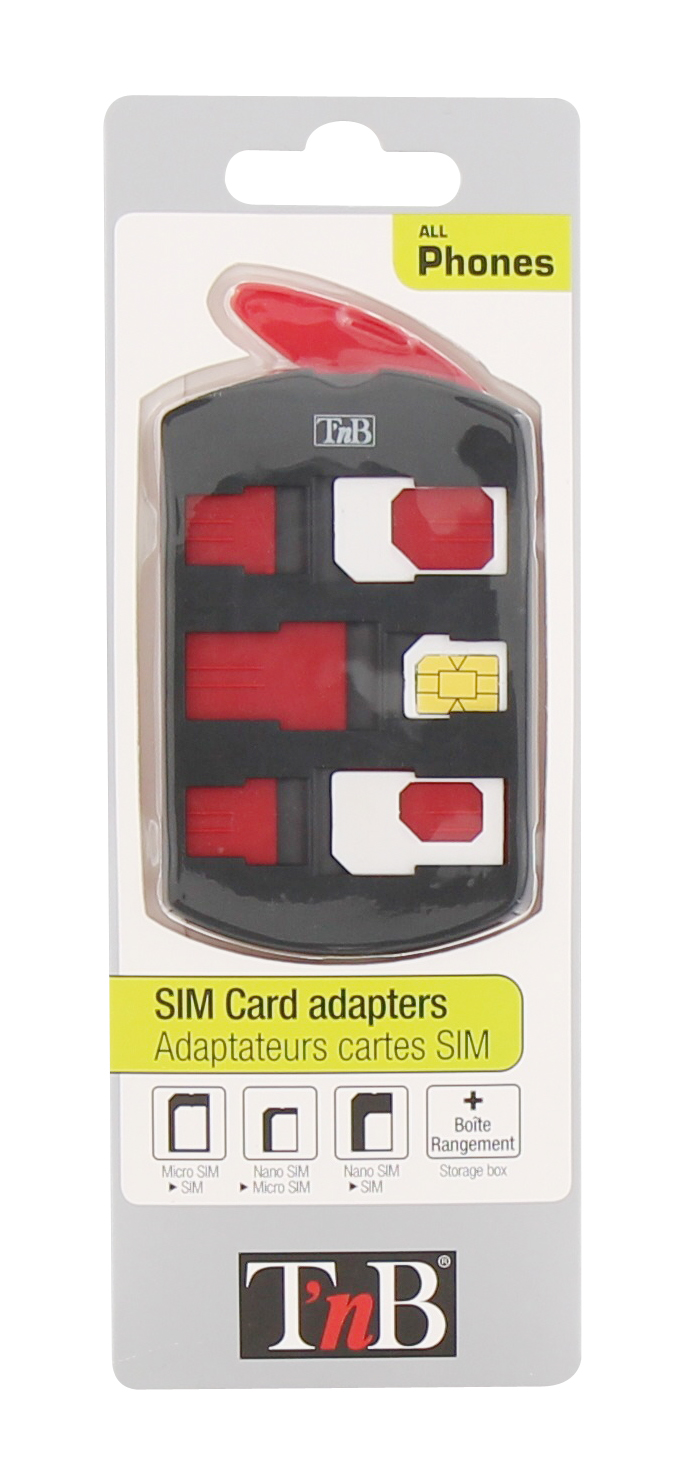 Pack adaptateur pour cartes SIM et rangement7