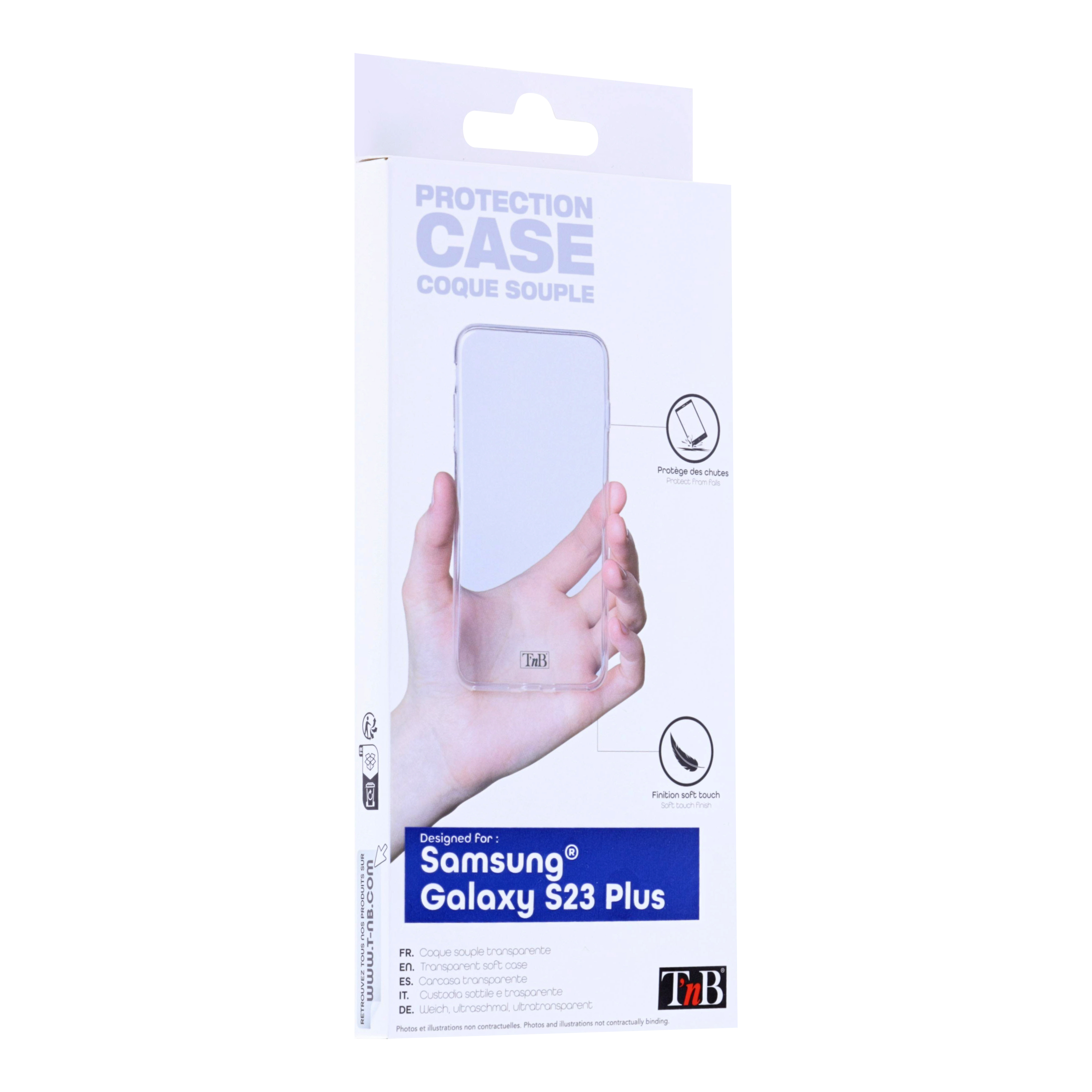 Coque souple transparente pour Samsung Galaxy S23 Plus2