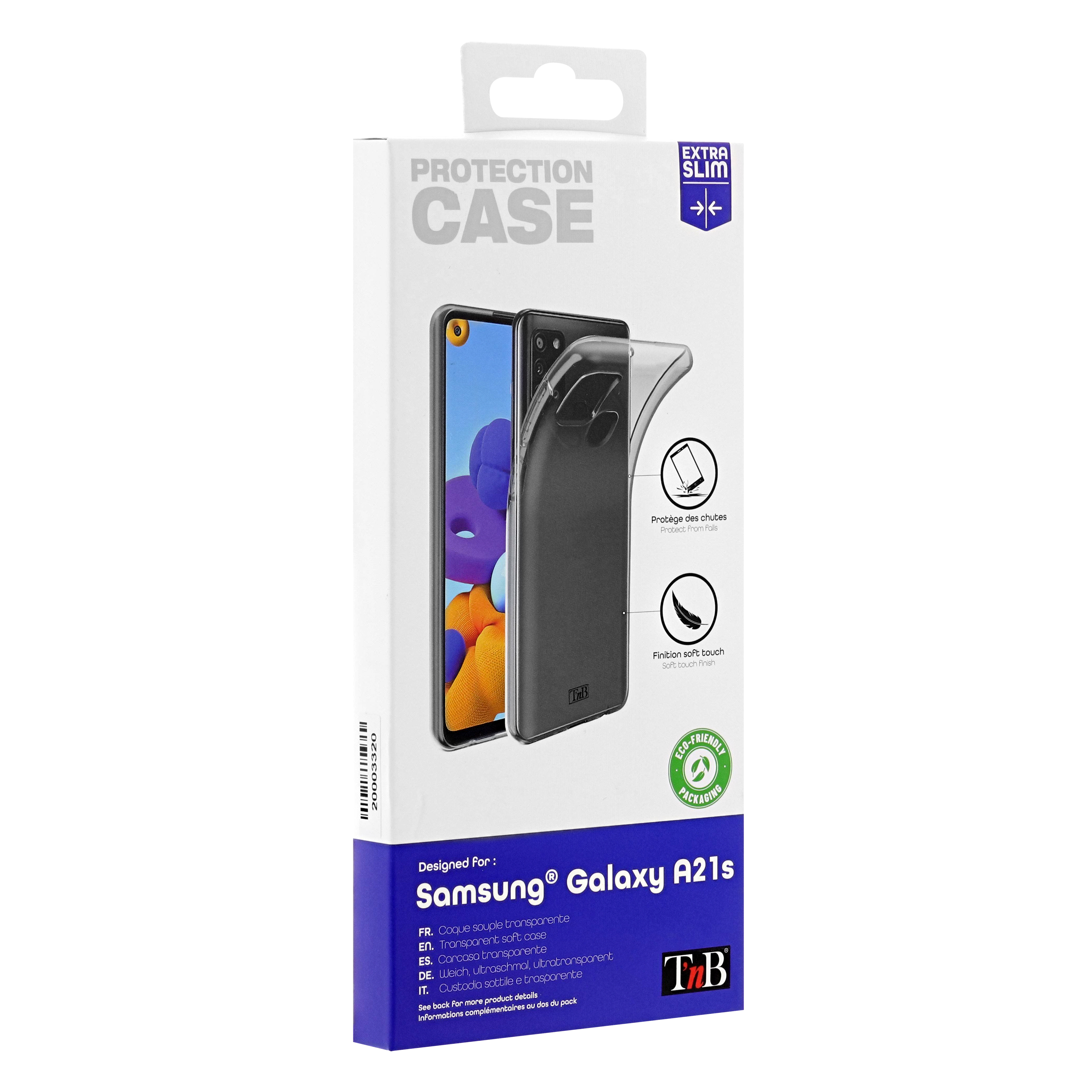 Transparent soft case for Samsung Galaxy A21s3