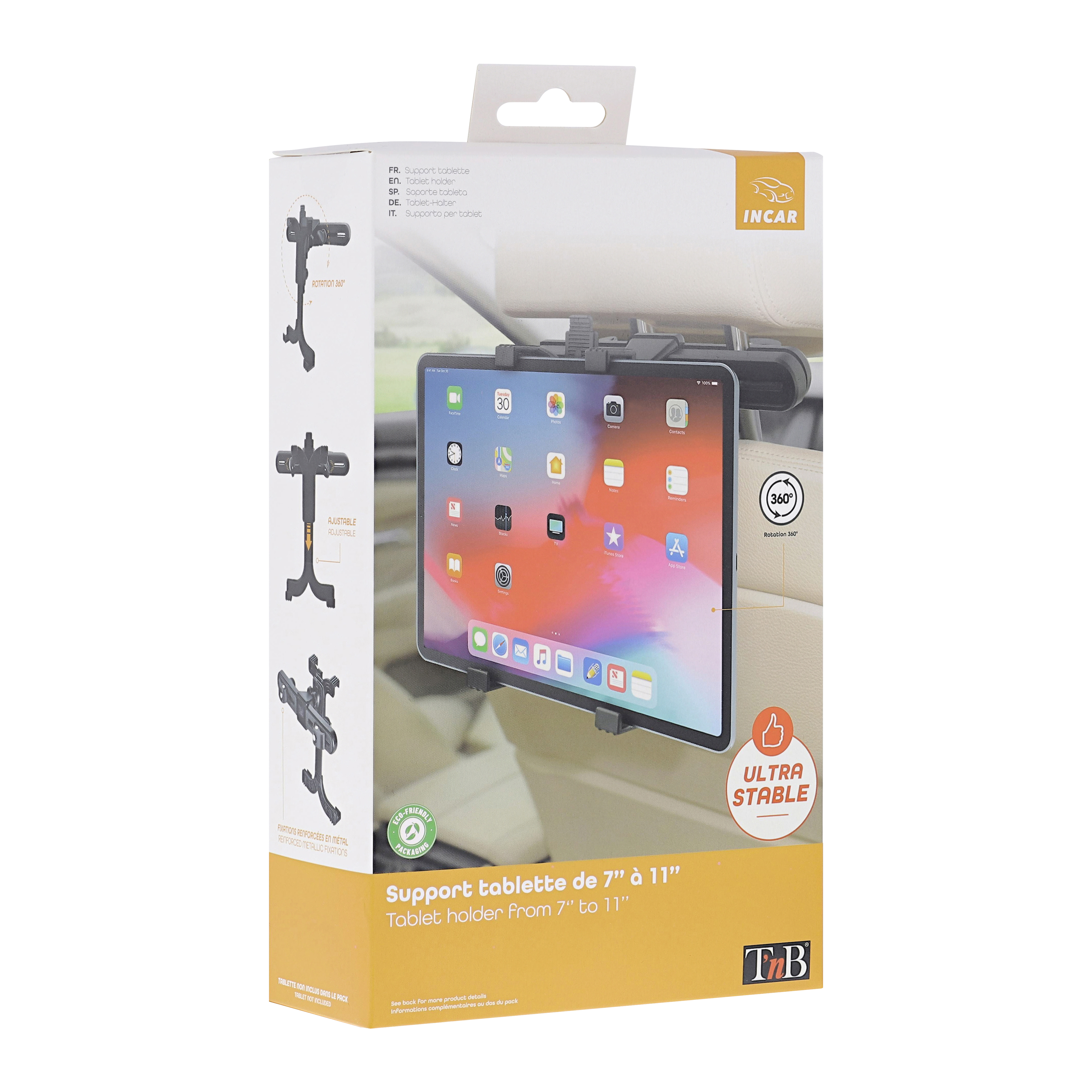 Support mâchoire pour appui-tête spécial tablette6