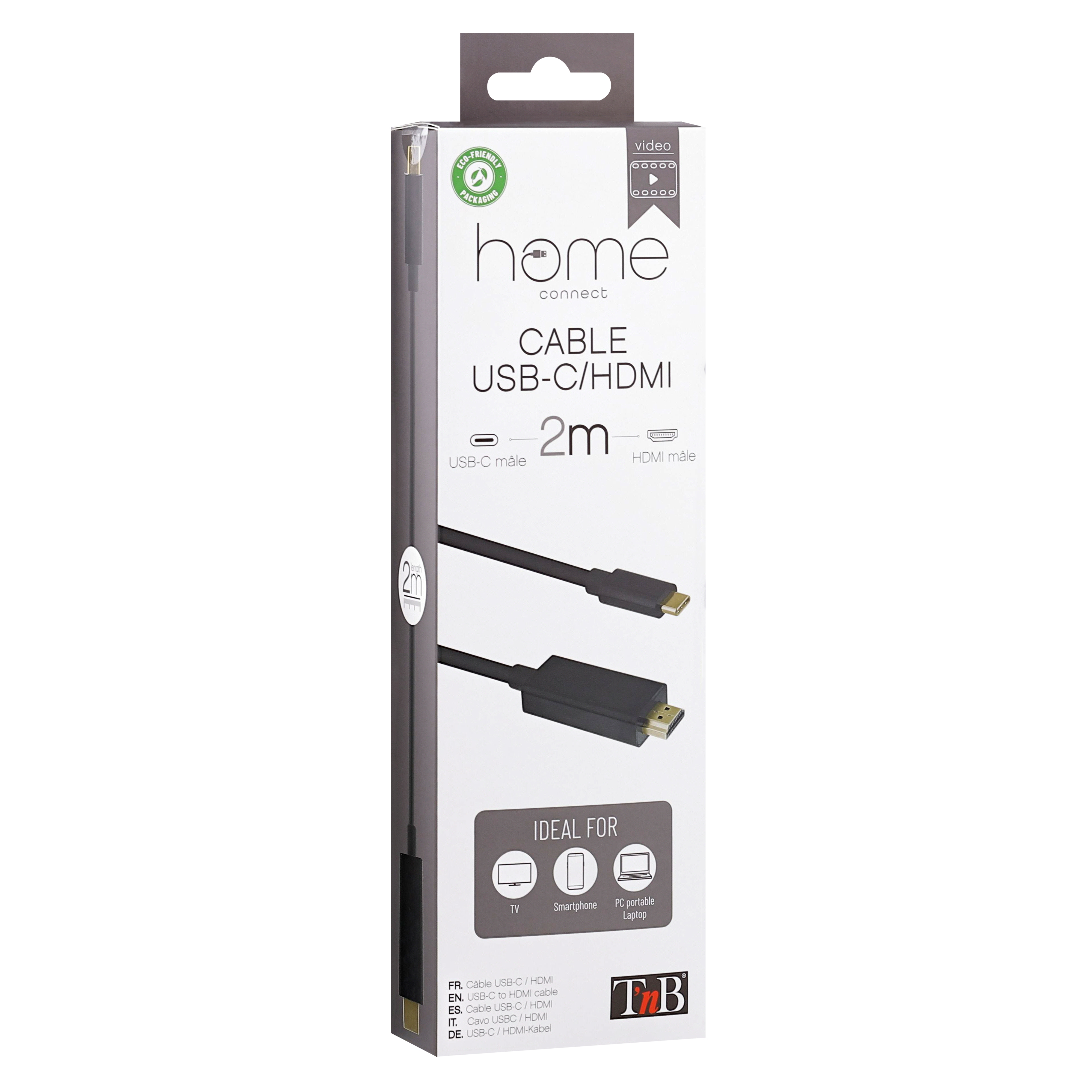 Câble USB-C vers HDMI 4K3