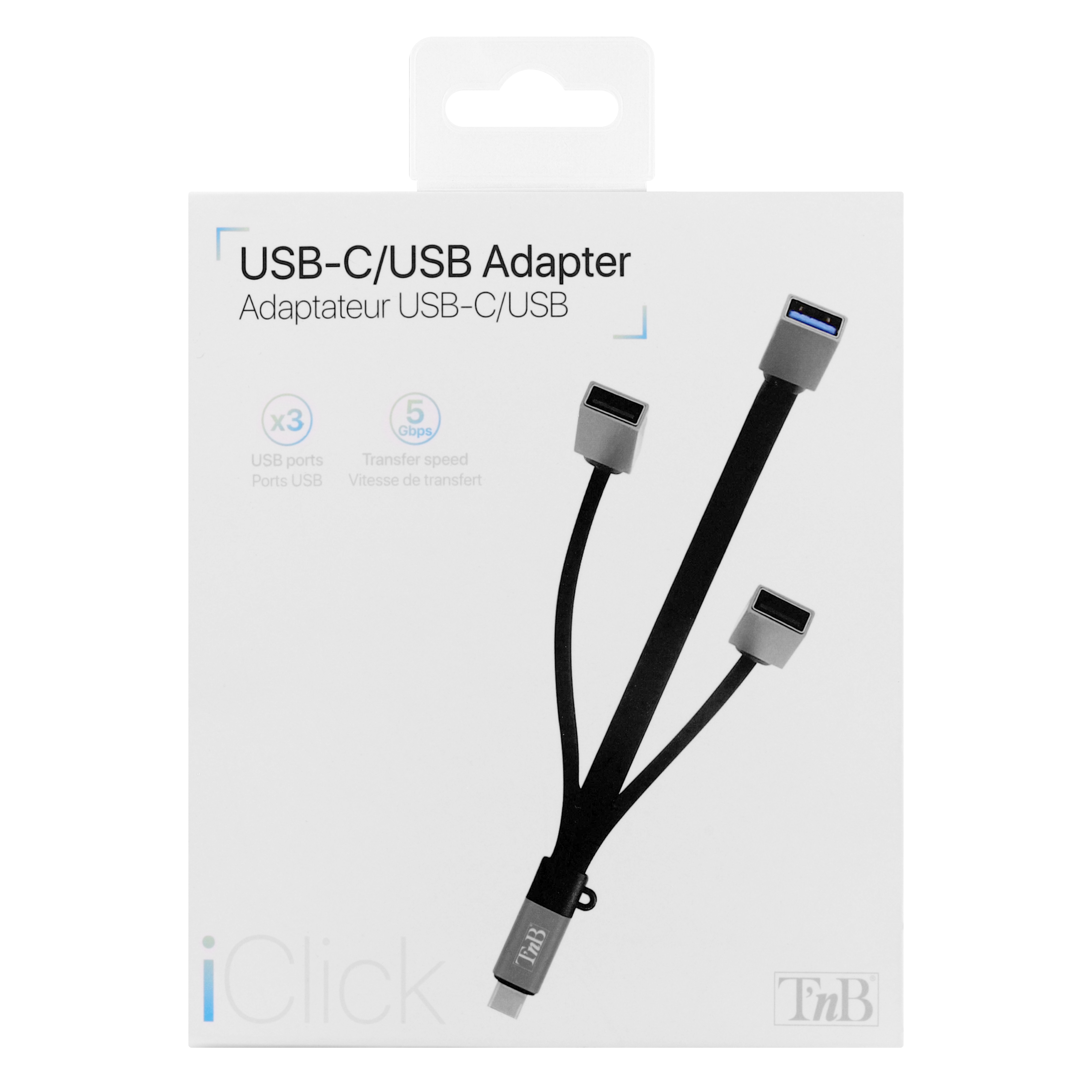 USB-C (Type C) to 3 USB-A 3.0 ports adapter5