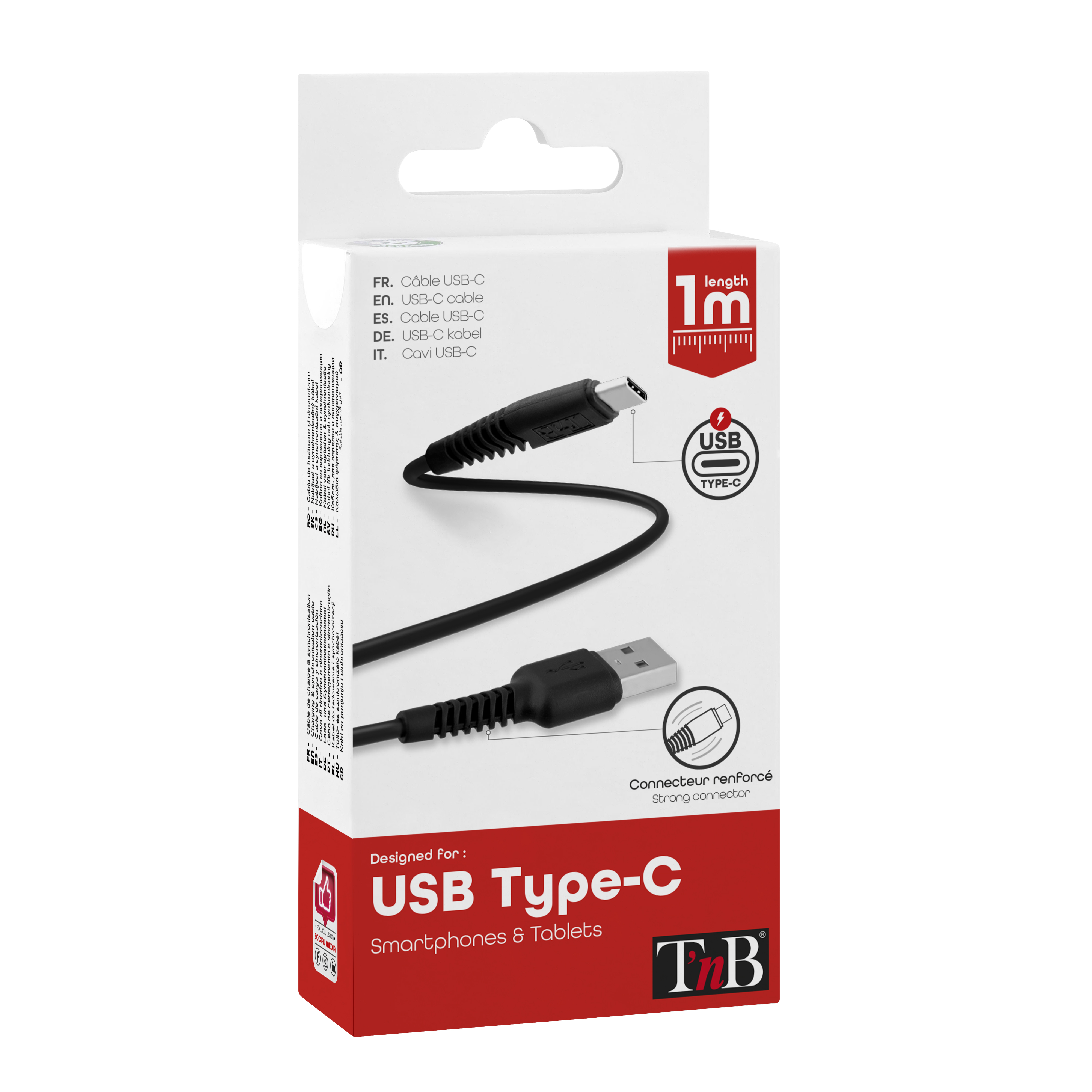 Câble USB-C connecteurs renforcés3