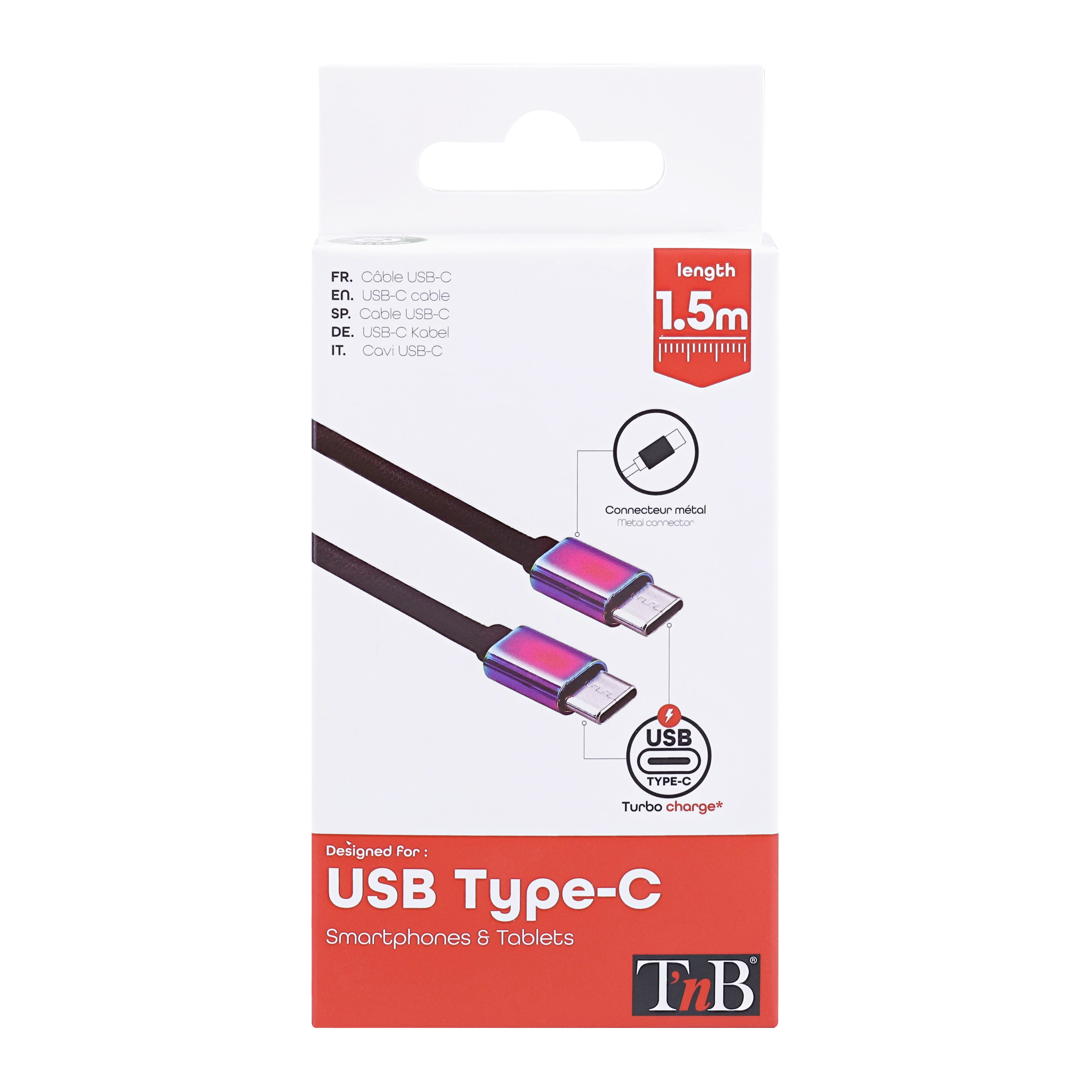 USB-C to USB-C cable iridium connectors4