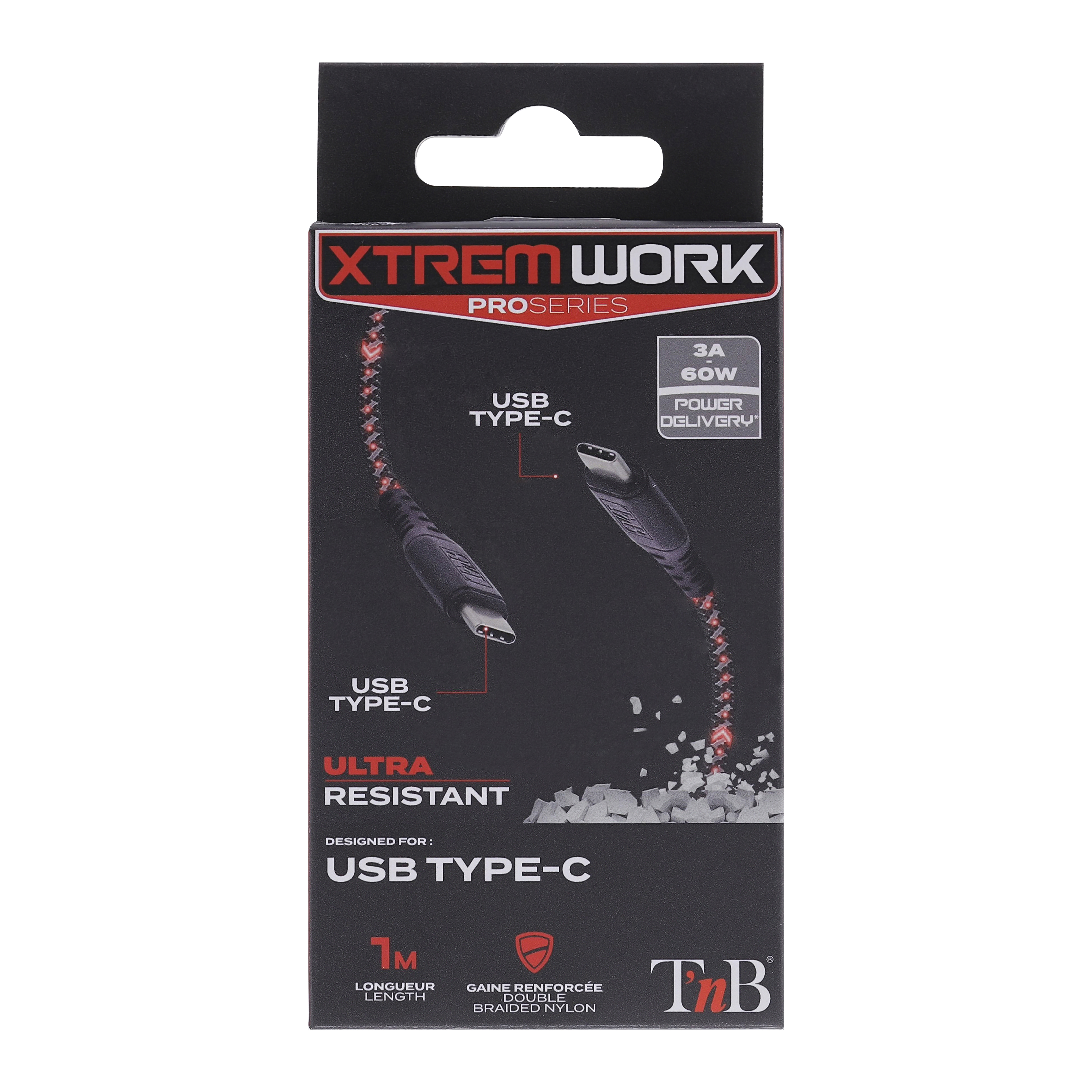 XTREMWORK USB Type-C to USB Type-C Power Delivery Cable4