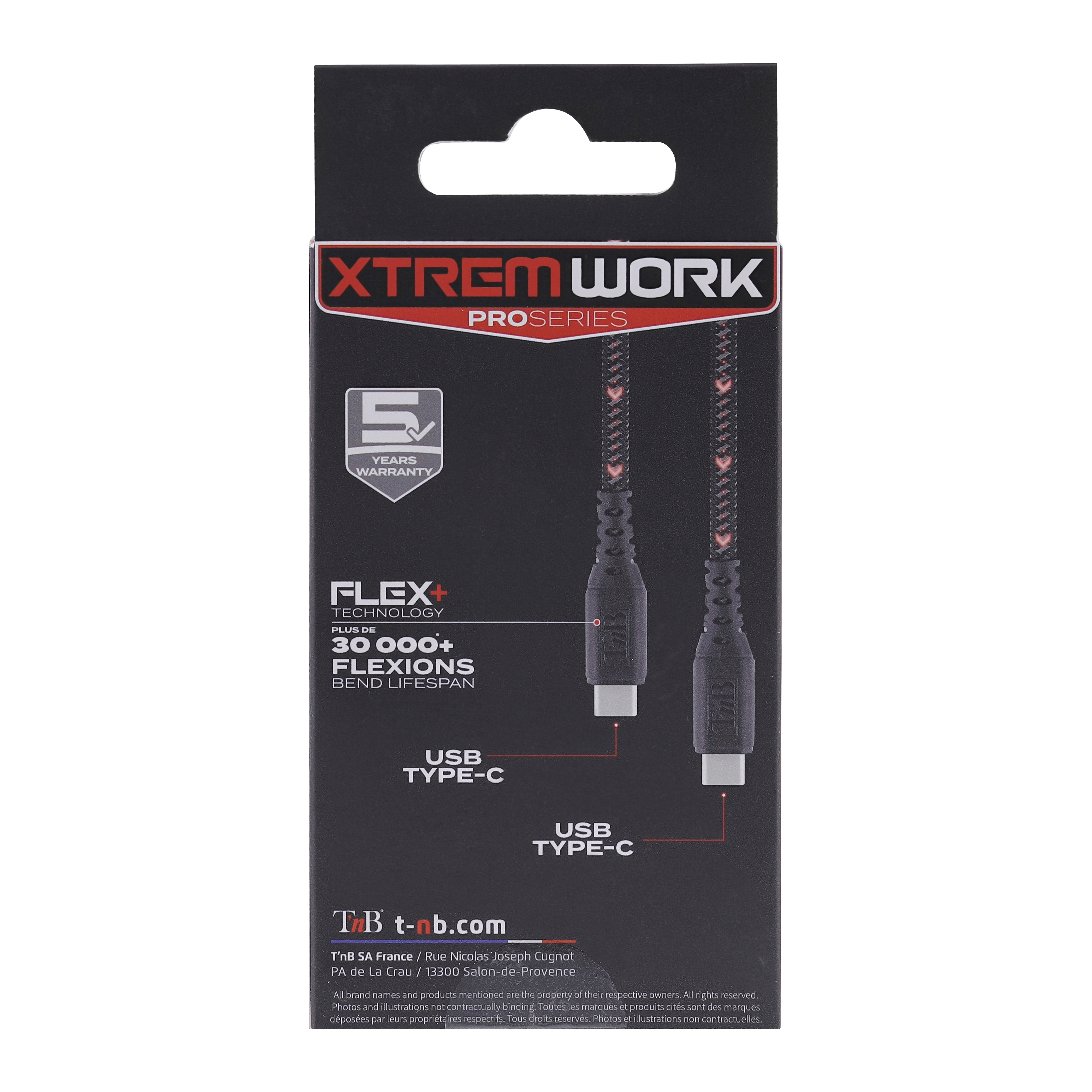 XTREMWORK USB Type-C to USB Type-C Power Delivery Cable5