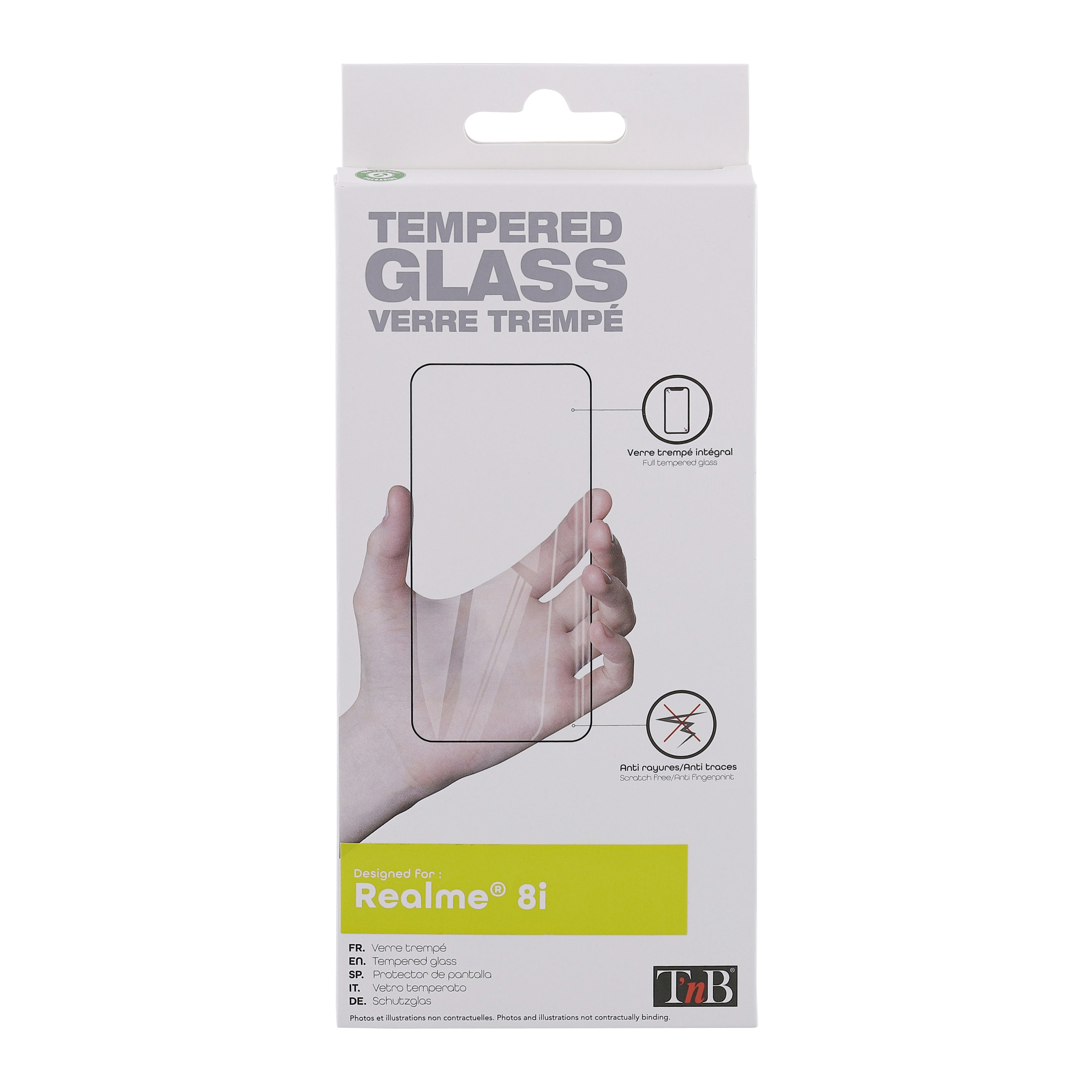 Full Cover Tempered Glass Screen Protector for Realme 8i2