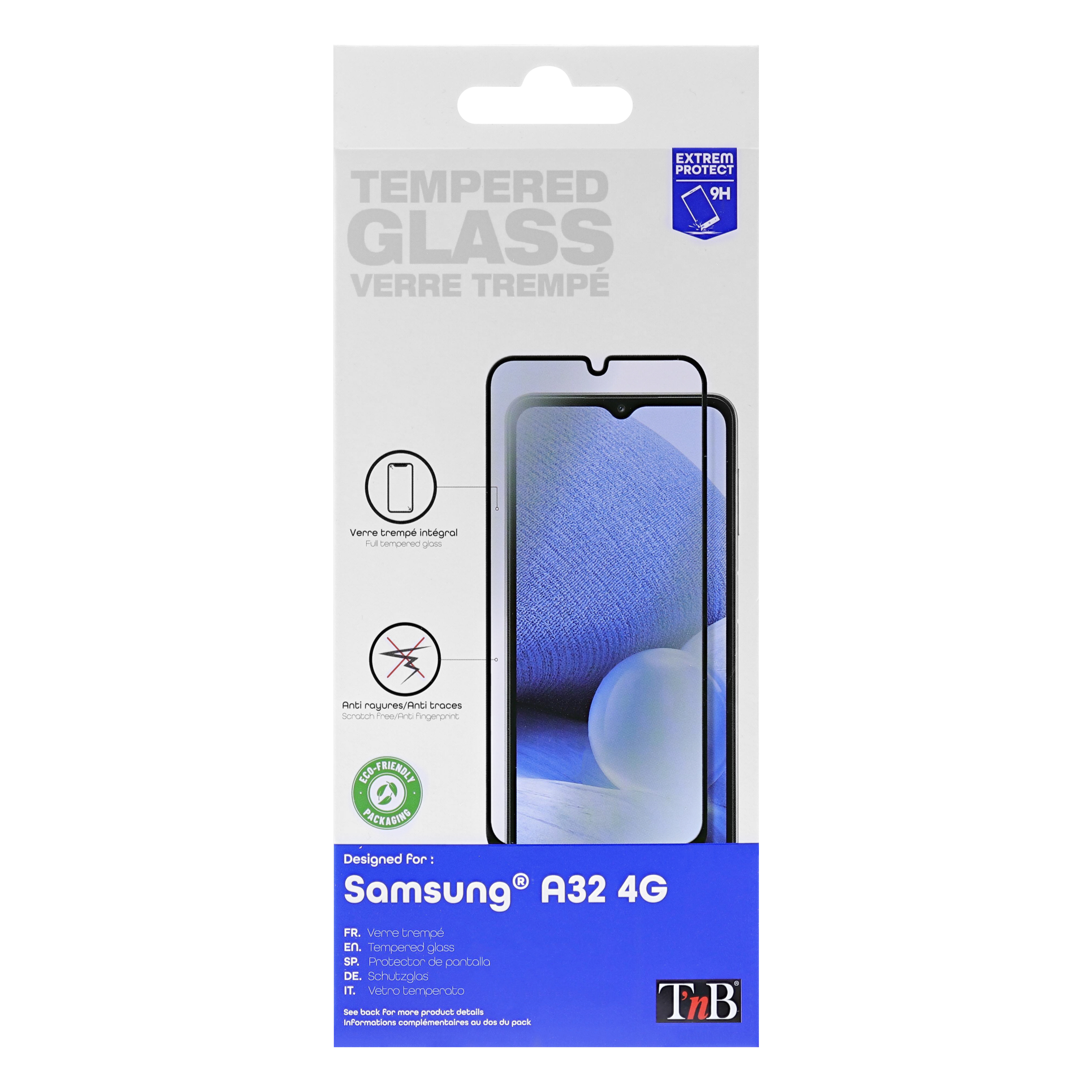 Protection intégrale en verre trempé pour Samsung Galaxy A32 4G3