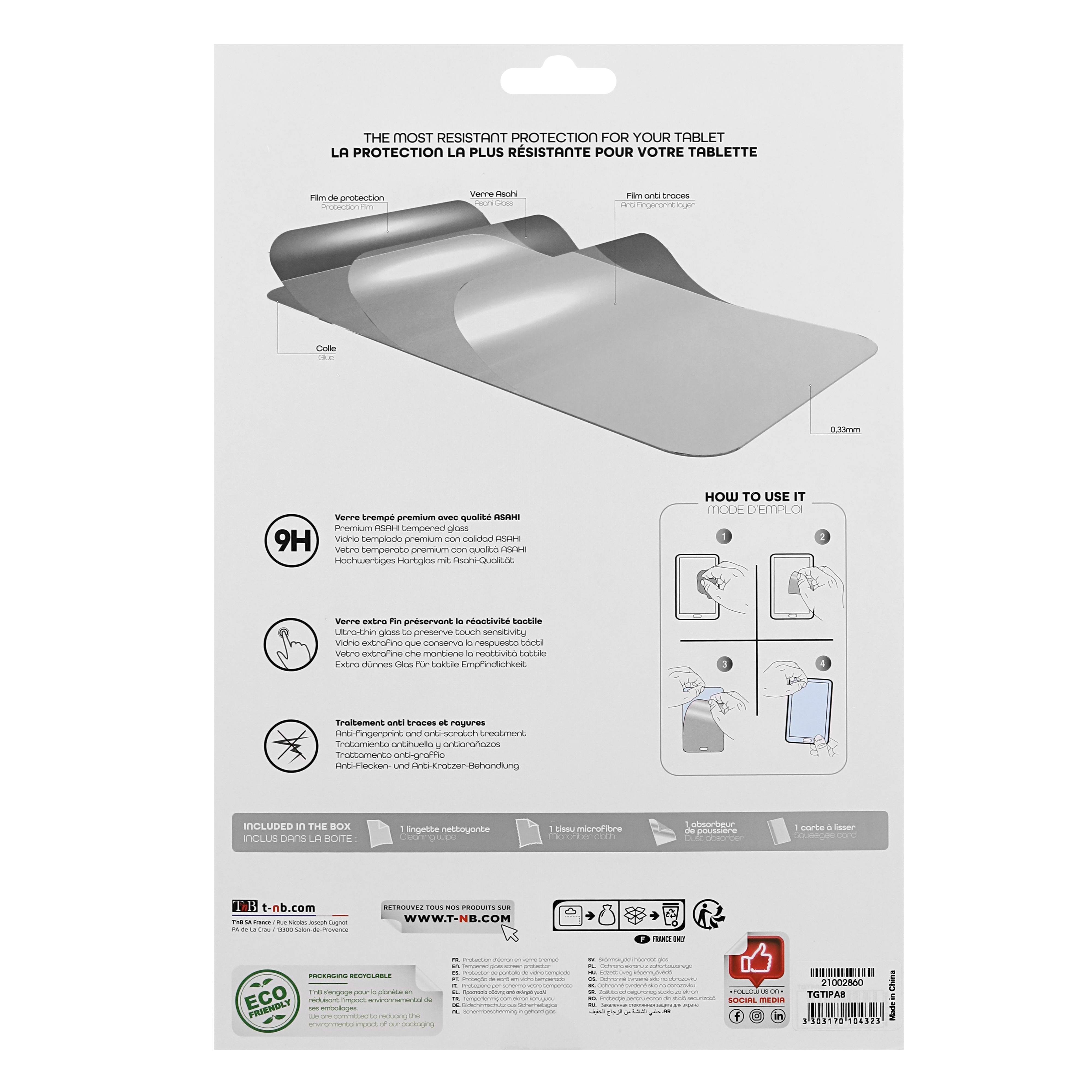 Tempered Glass Screen Protector for iPad 7th/8th Generation4