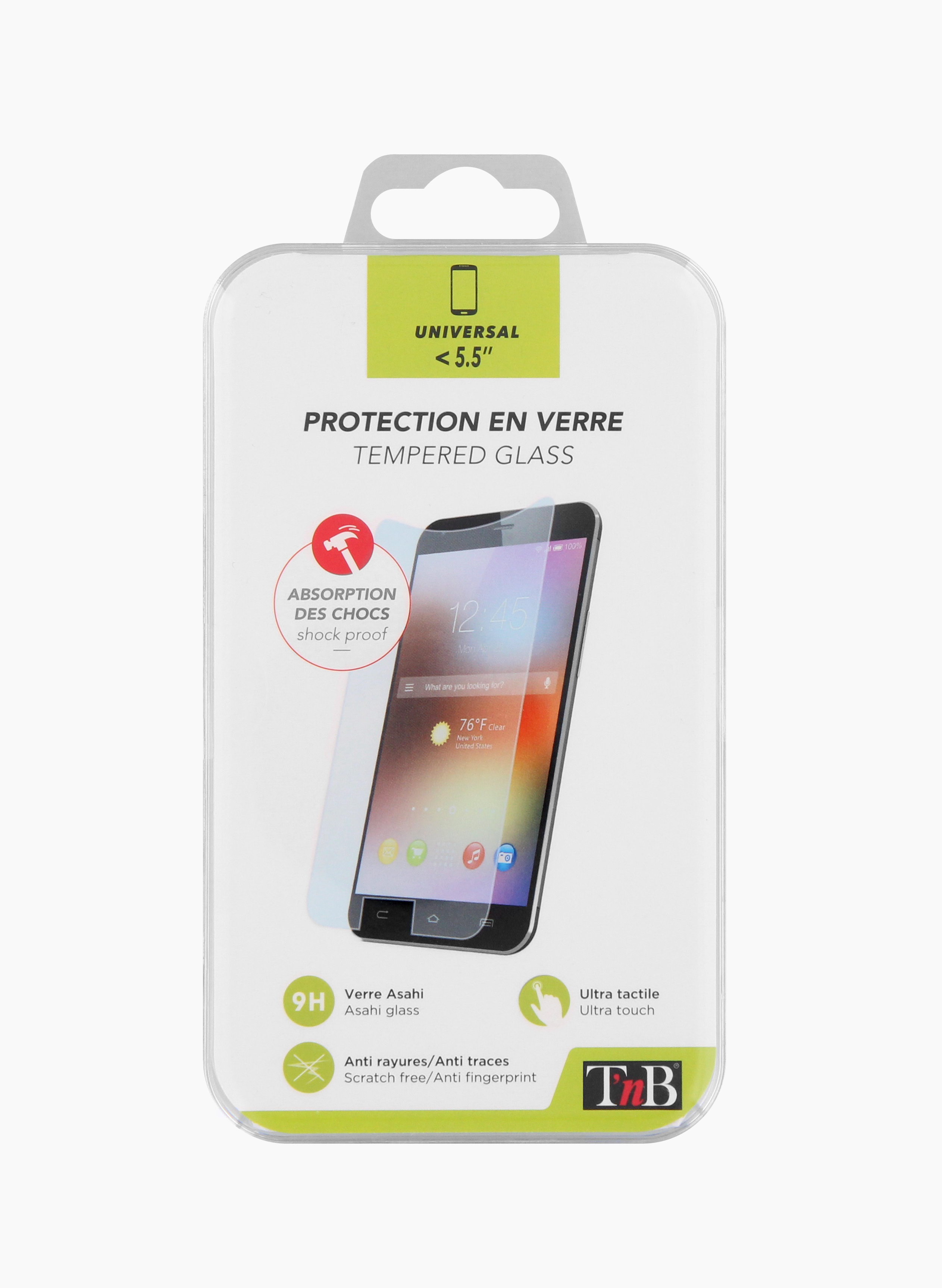 Protection en verre universelle 5,5''2