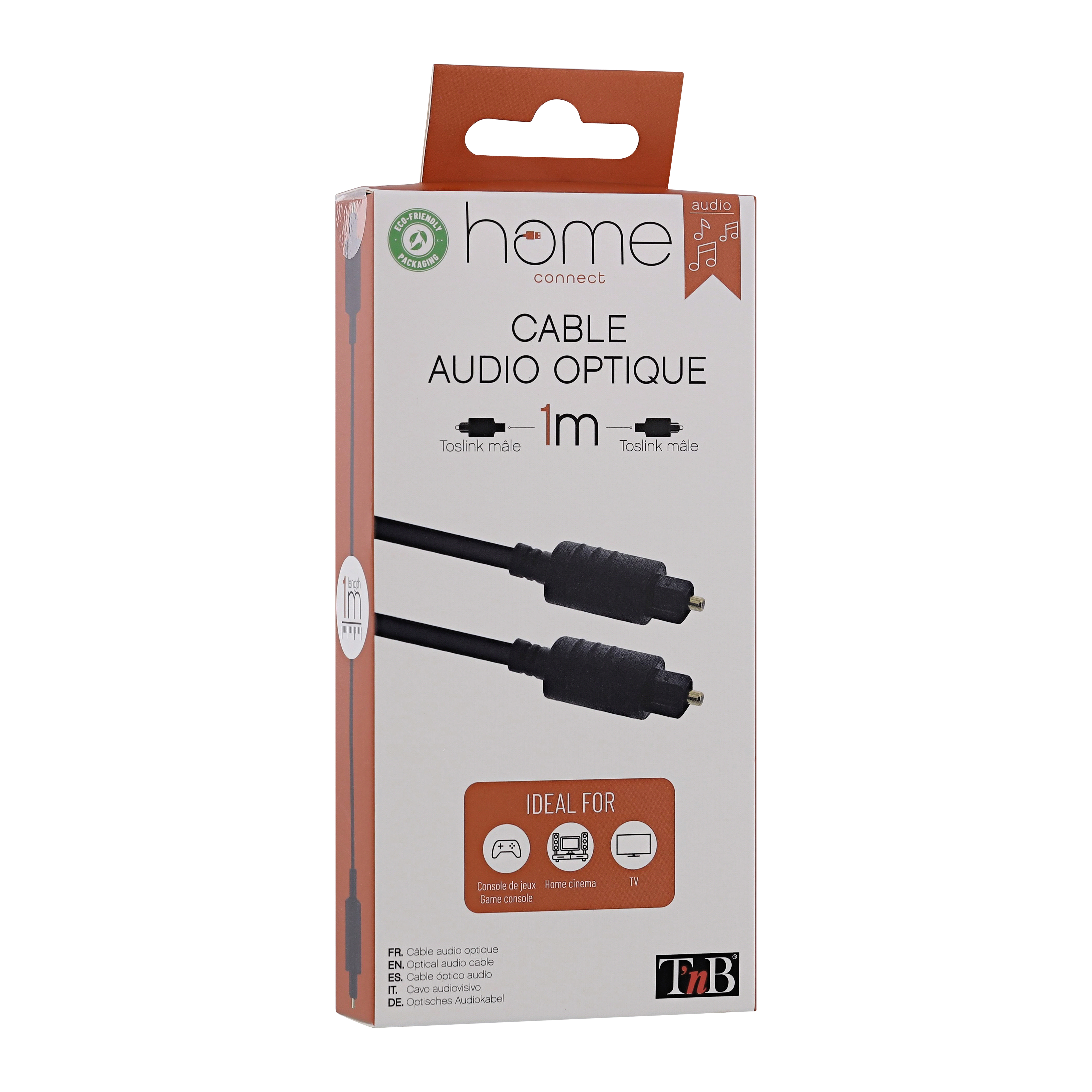 Toslink optical cable male / male 1m4