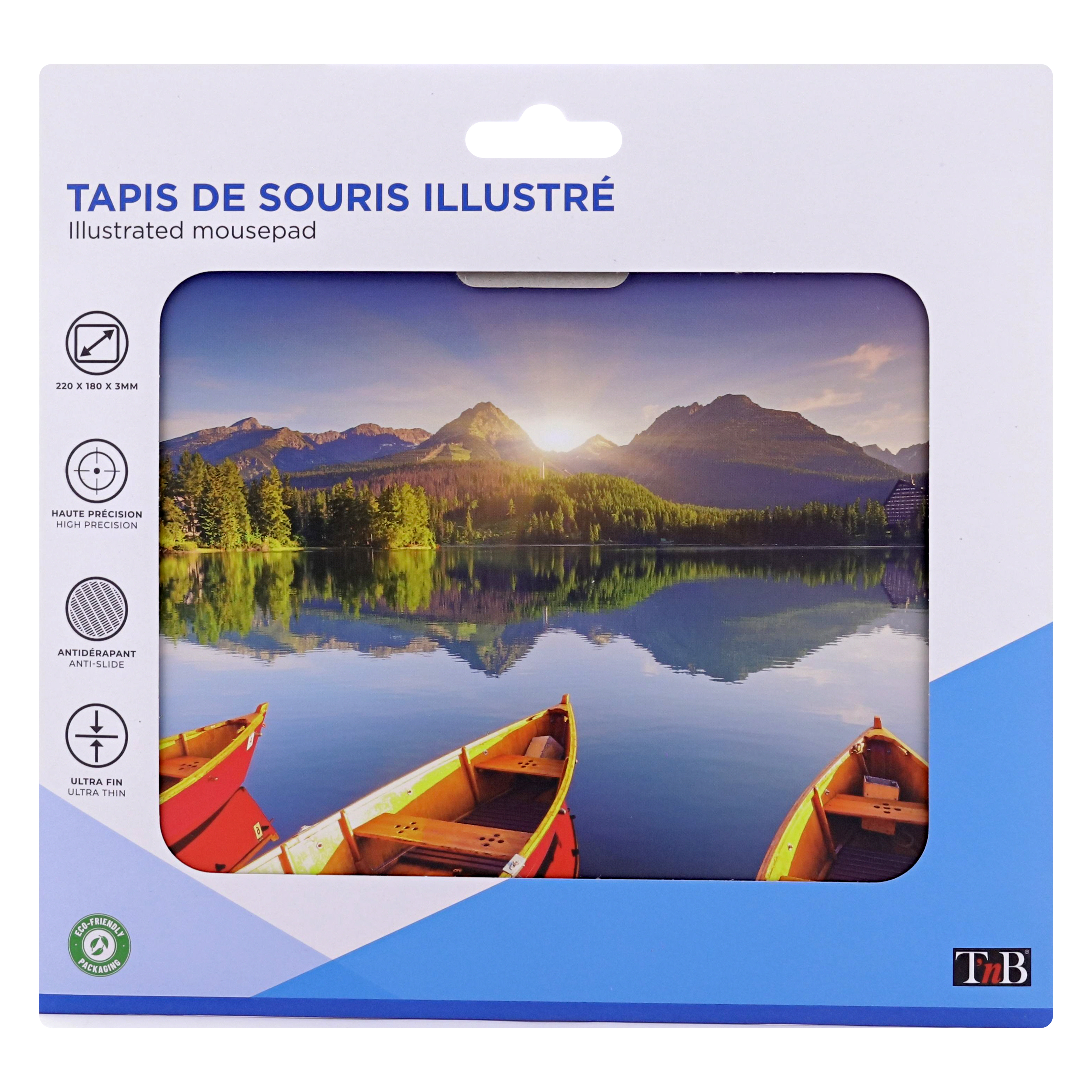 Tapis de souris illustré - PIROGUE2