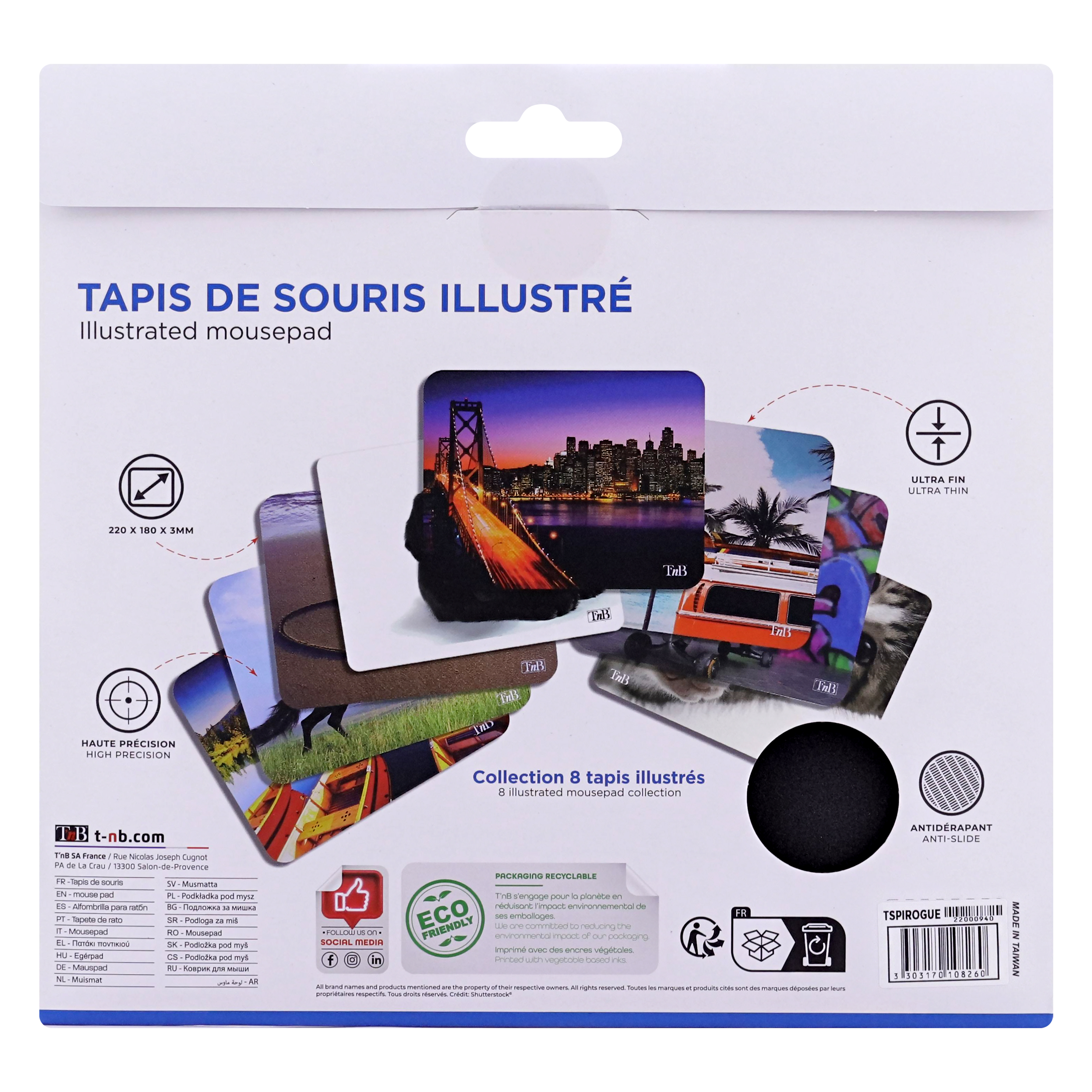 Tapis de souris illustré - PIROGUE3