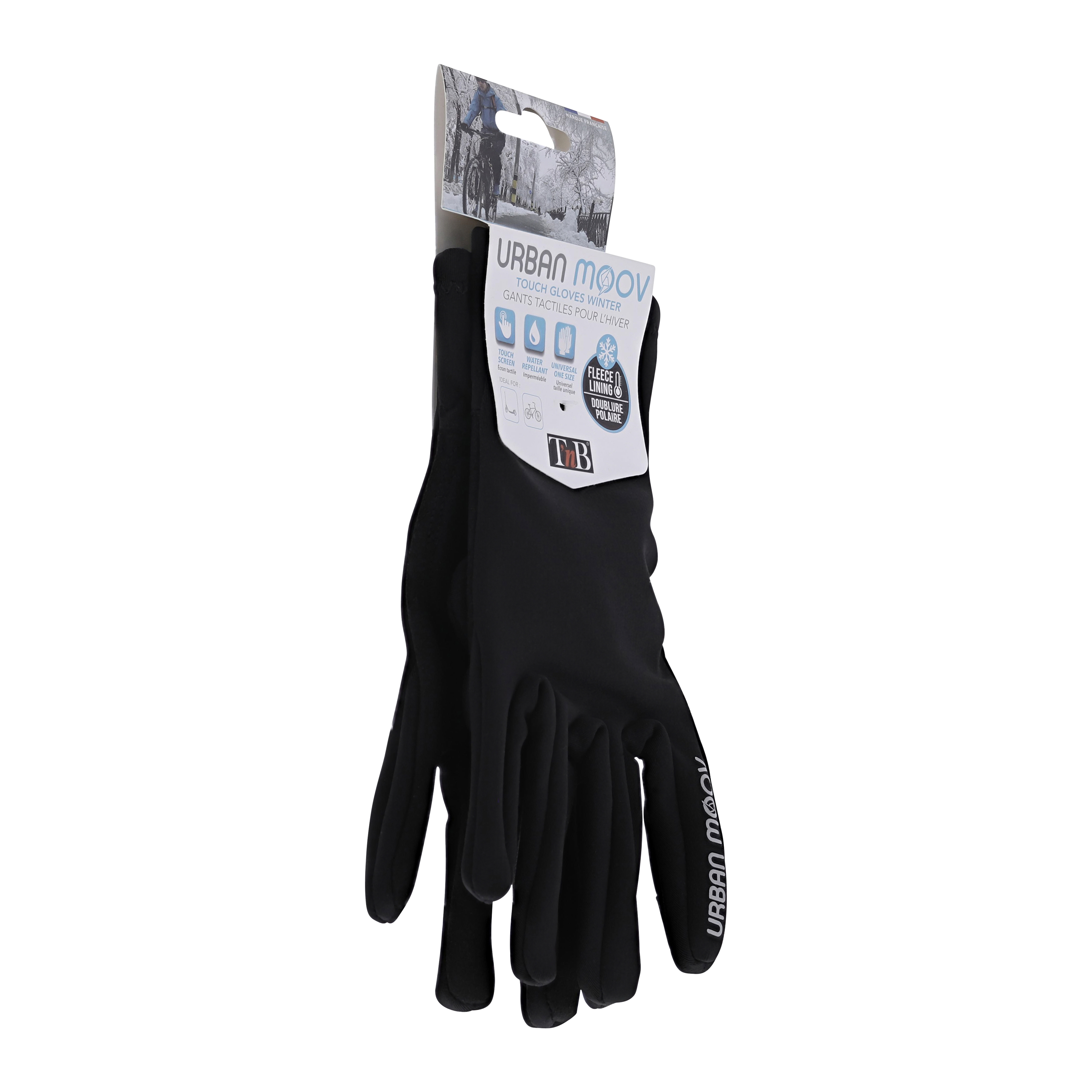 Touchscreen gloves with fleece lining5