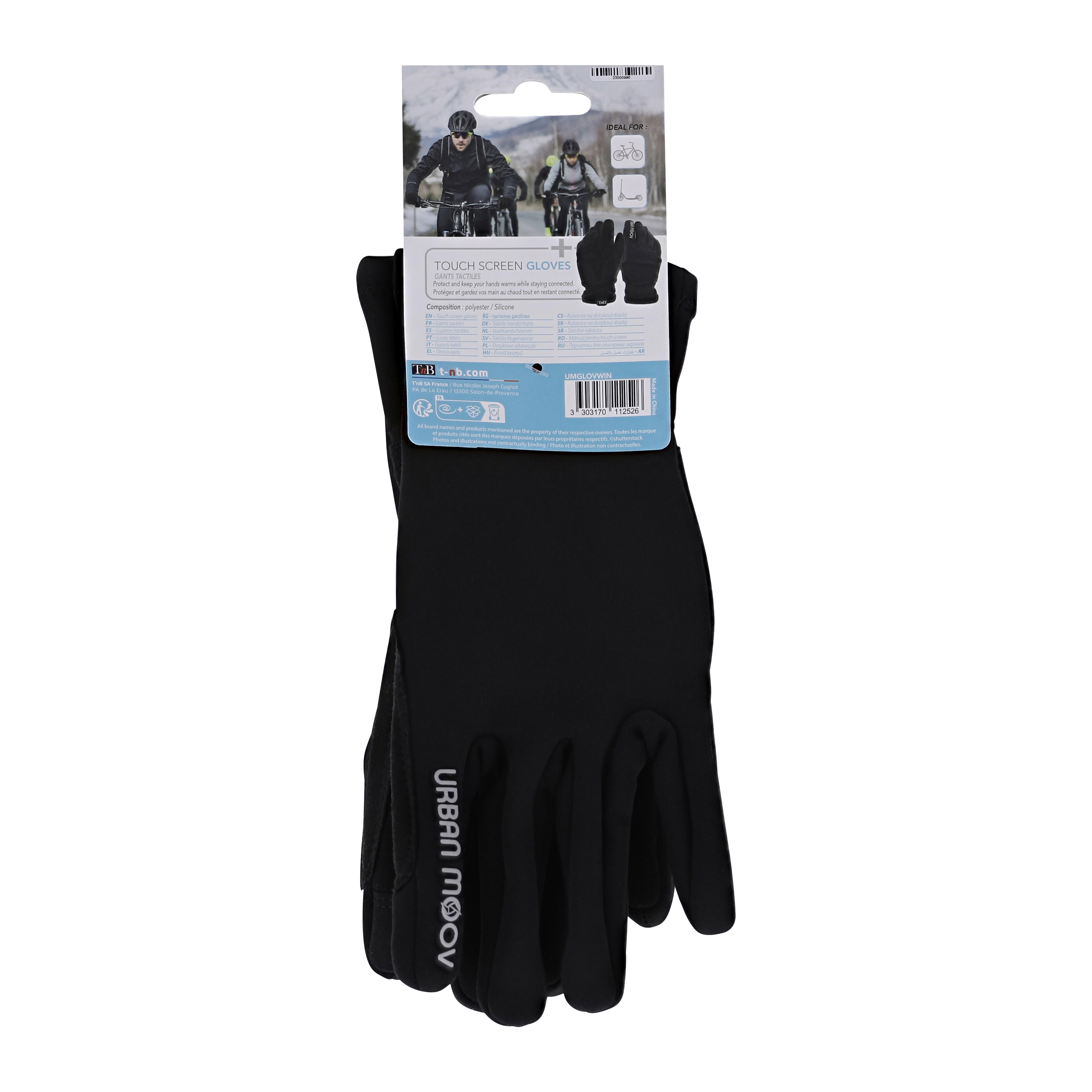 Touchscreen gloves with fleece lining7